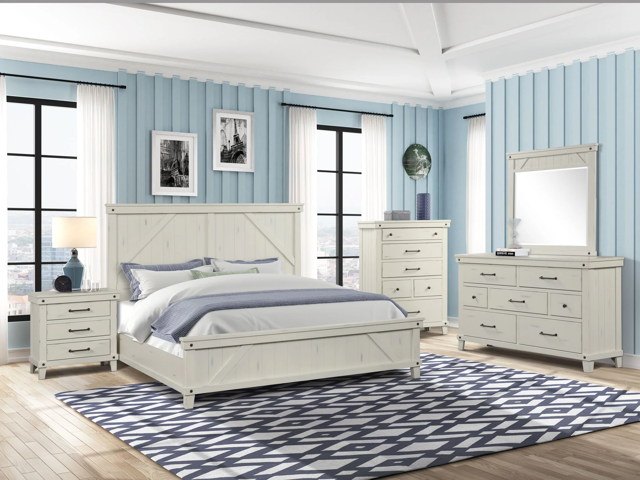 7 Drawer Dresser - White - Image 4