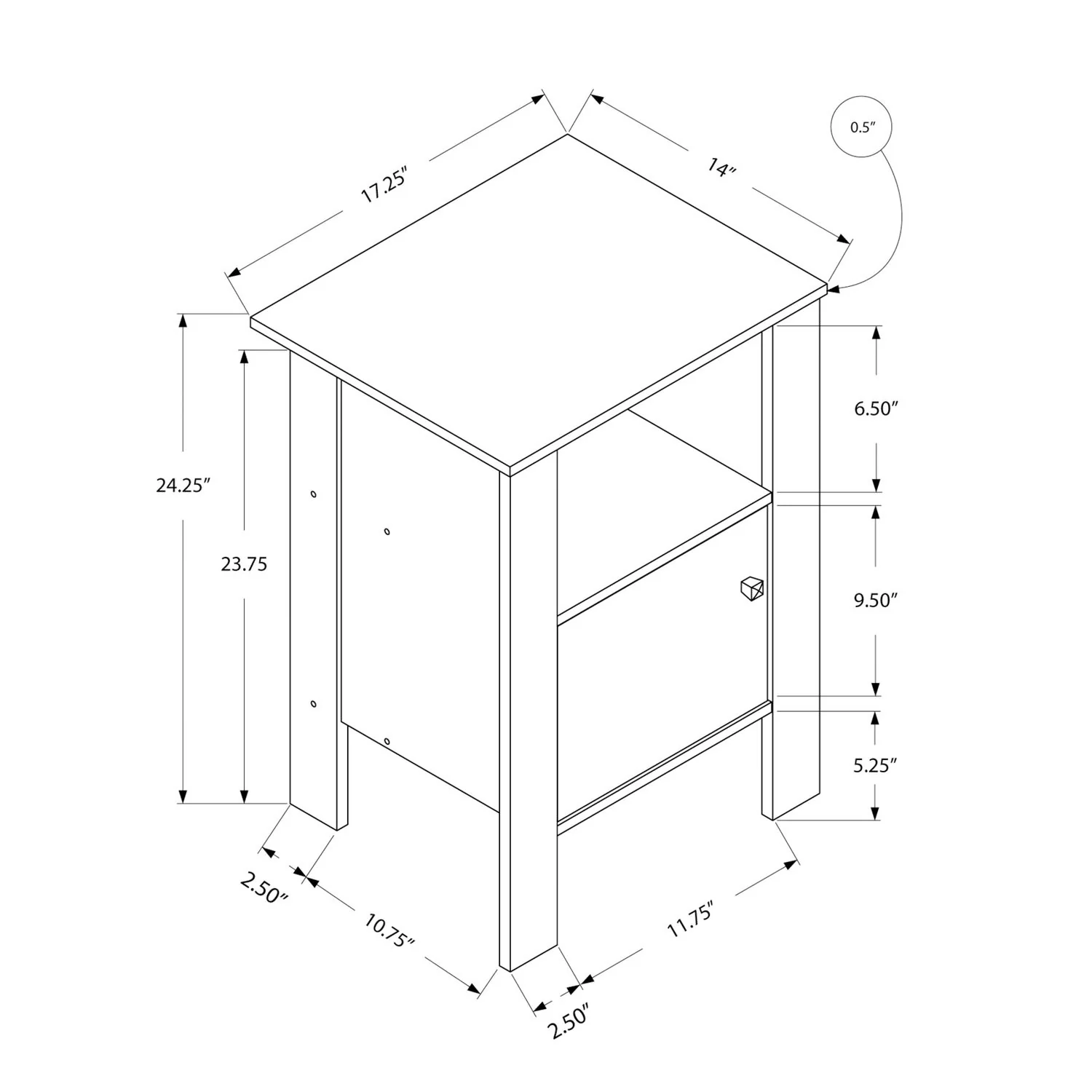 Accent Nightstands, Storage, And Transitional - Image 6