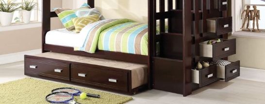 Allentown - Twin / Twin Bunk Bed With Trundle Storage - Espresso - Image 3