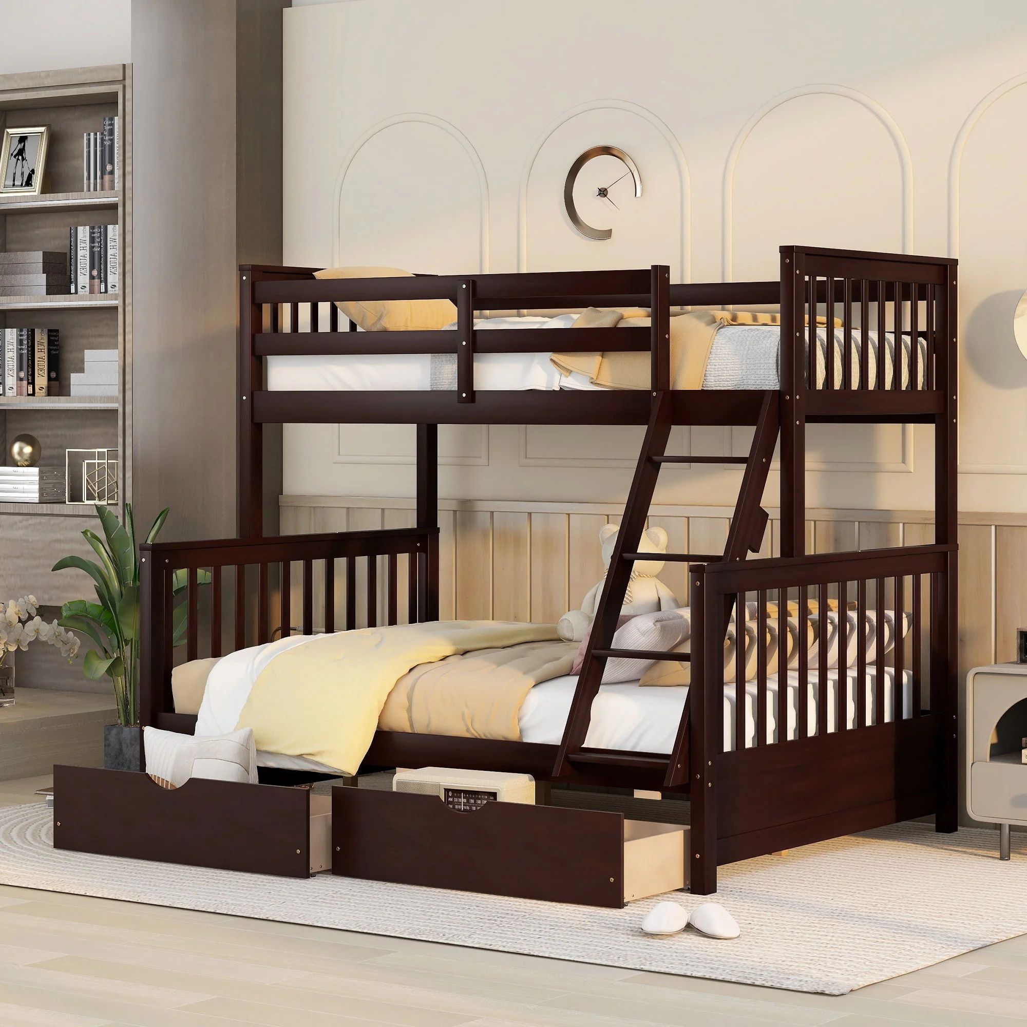 Bunk Bed With Ladders And 2 Storage Drawers - Image 13
