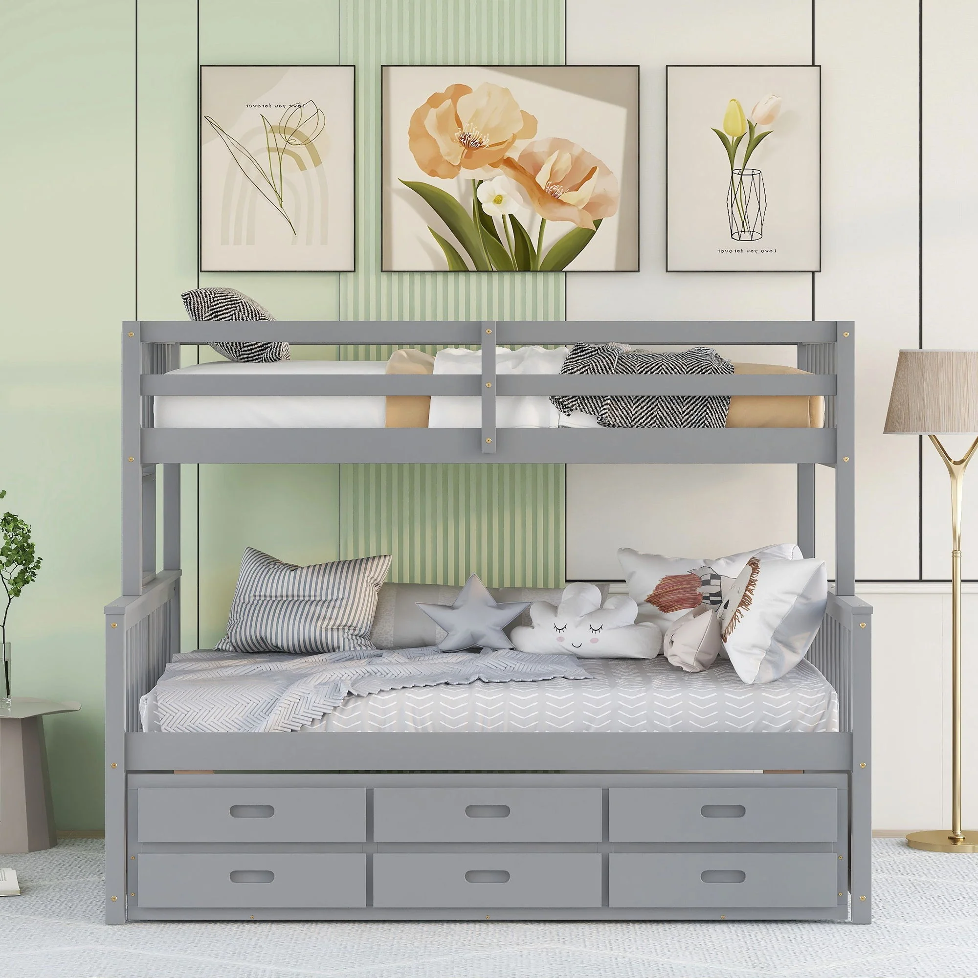 Bunk Bed With Twin Size Trundle And Drawers - Image 5