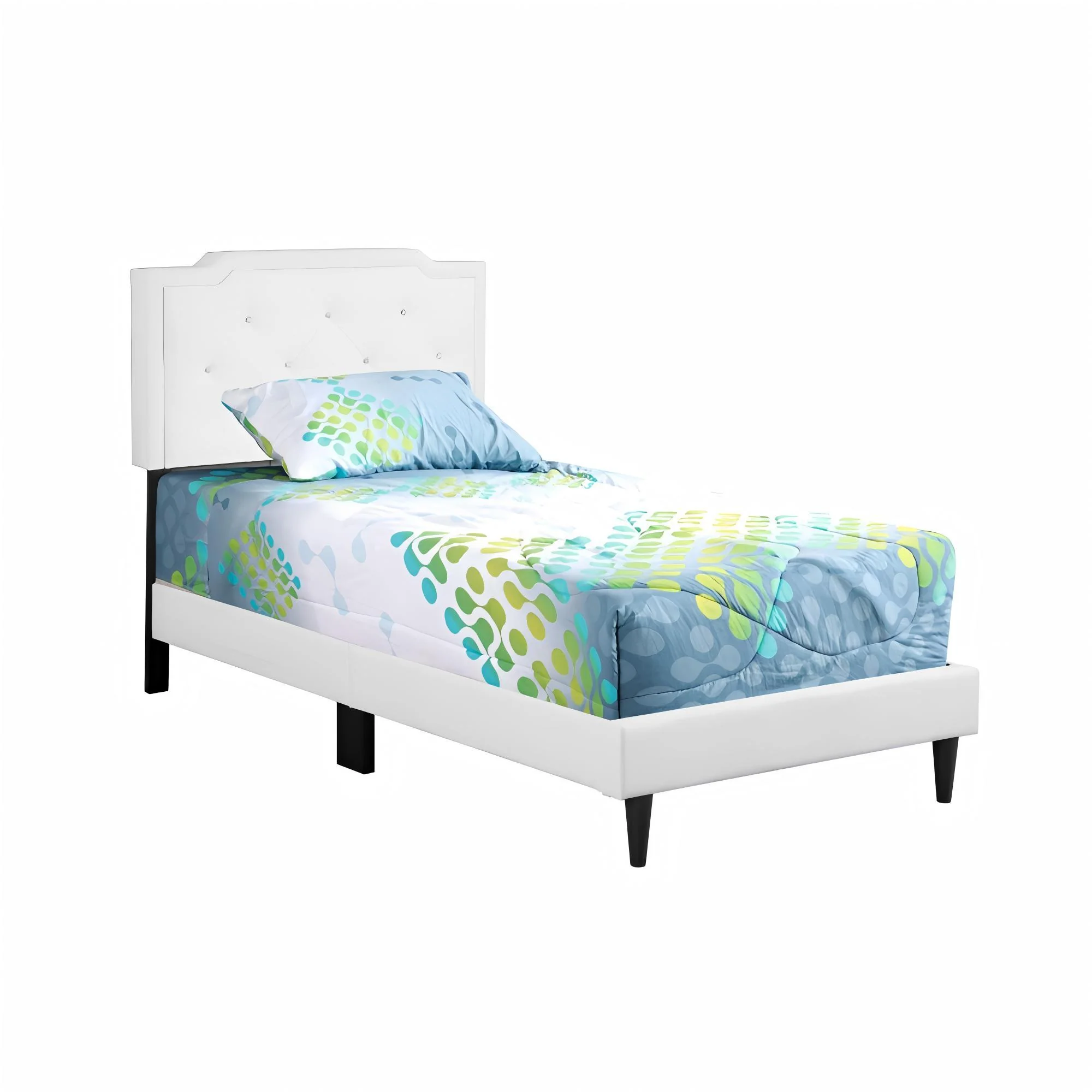 Button Tufted Bed Charming For Cozy Spaces - Image 2