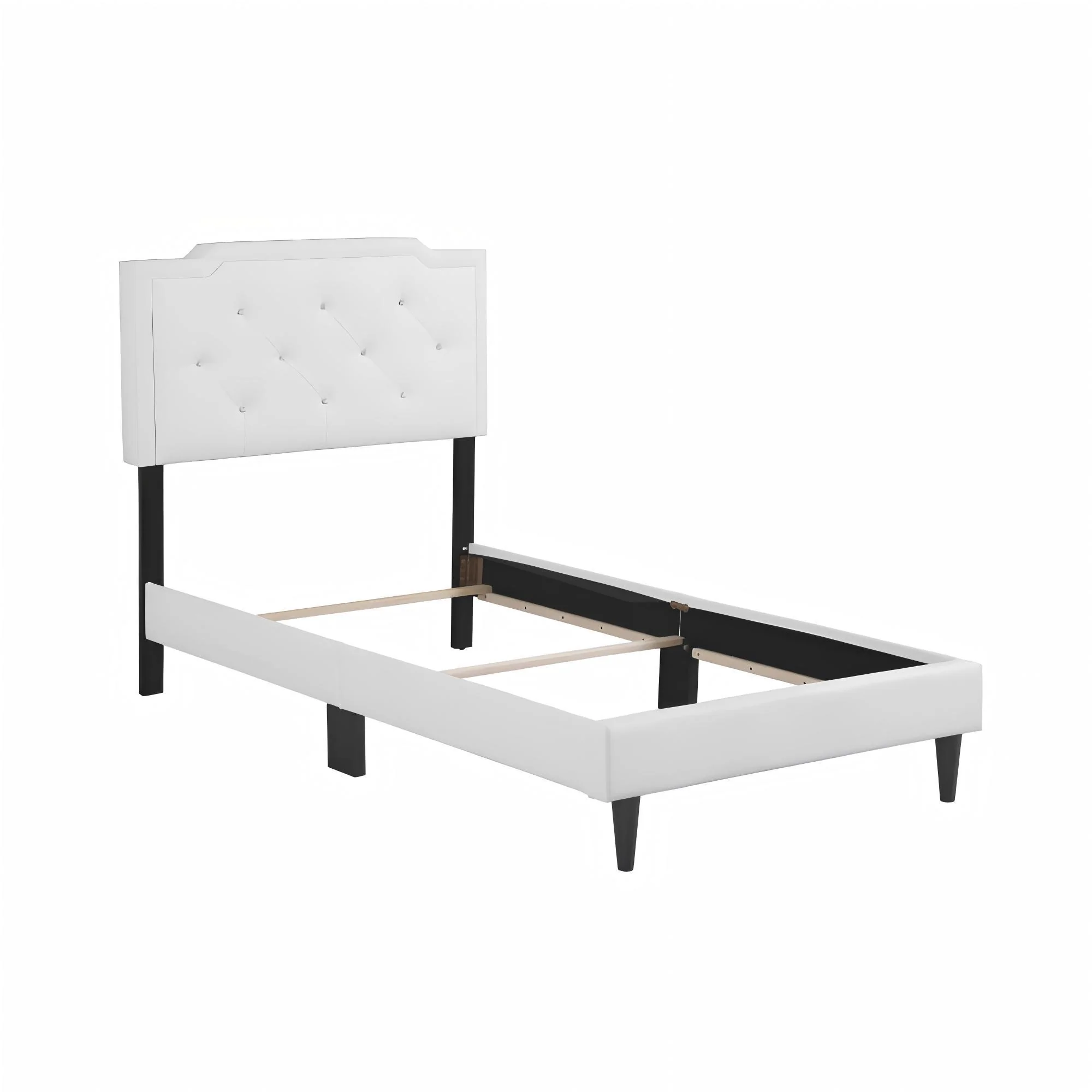 Button Tufted Bed Charming For Cozy Spaces - Image 23