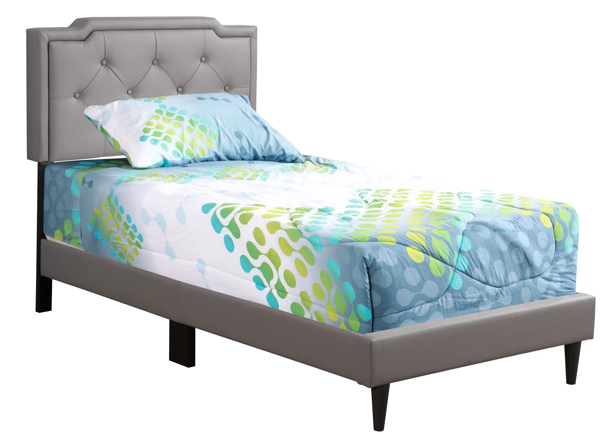 Button Tufted Bed Charming For Cozy Spaces - Image 33