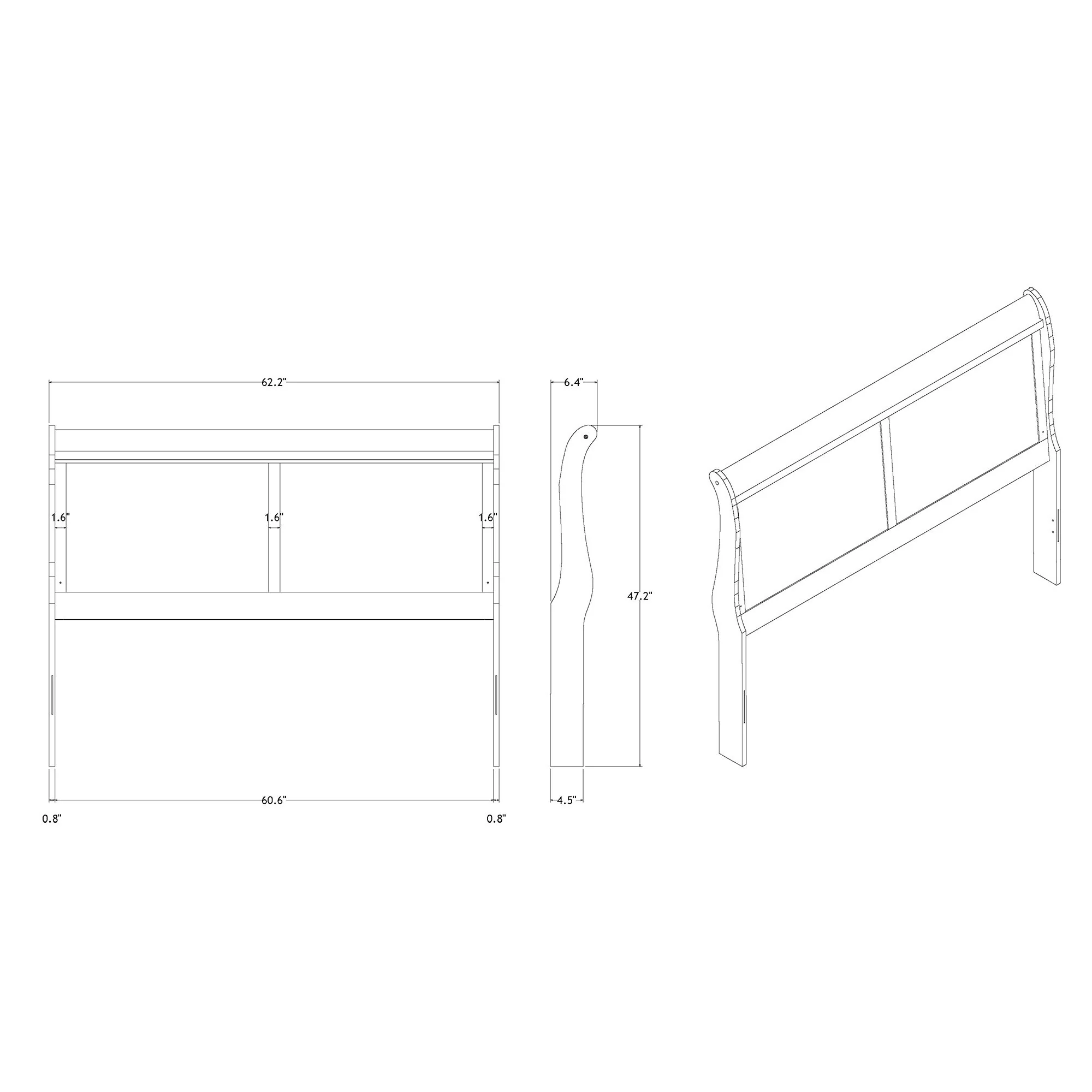 Charlston - 5 Piece Bedroom Set With LED Headboard - Image 12