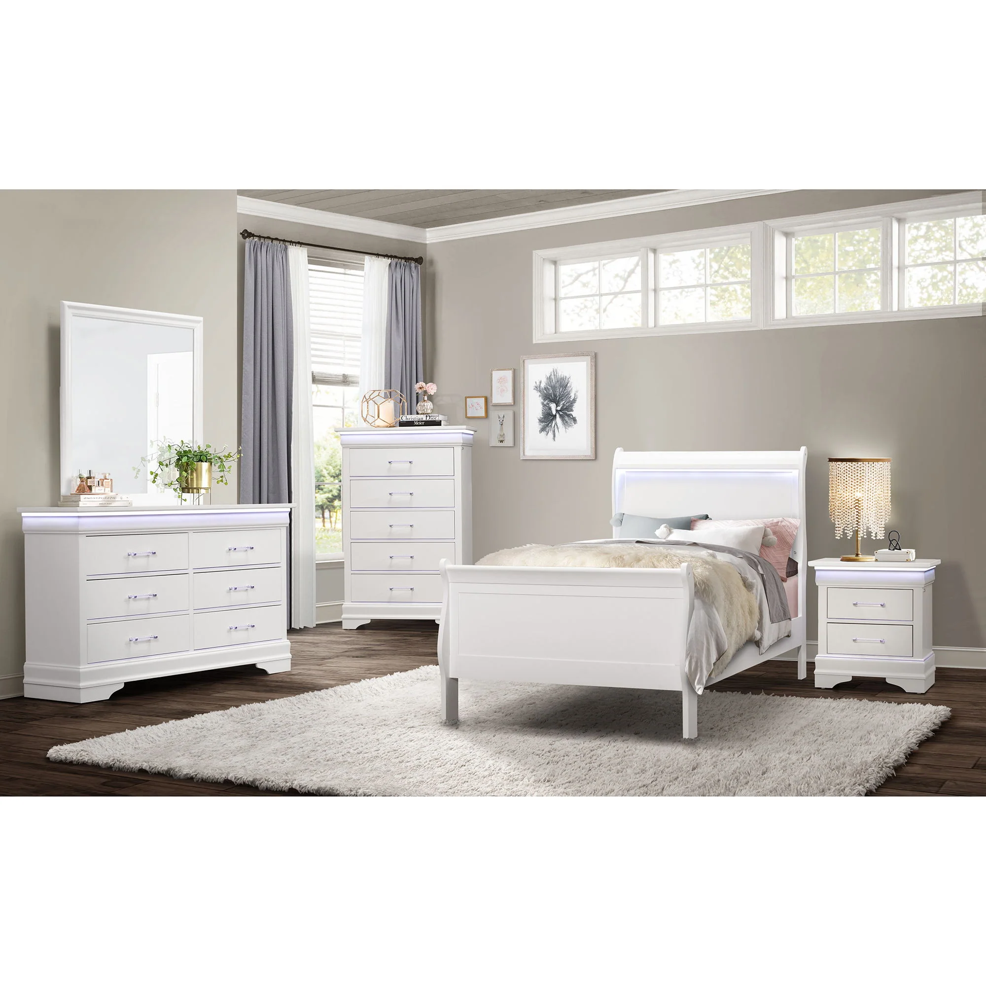 Charlston - Bed With LED - Image 11