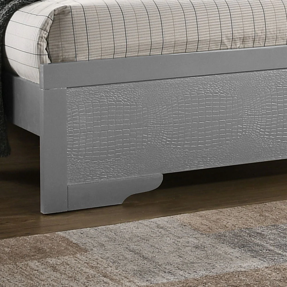 Chic Elegantly Designed Transitional Bed - Image 6