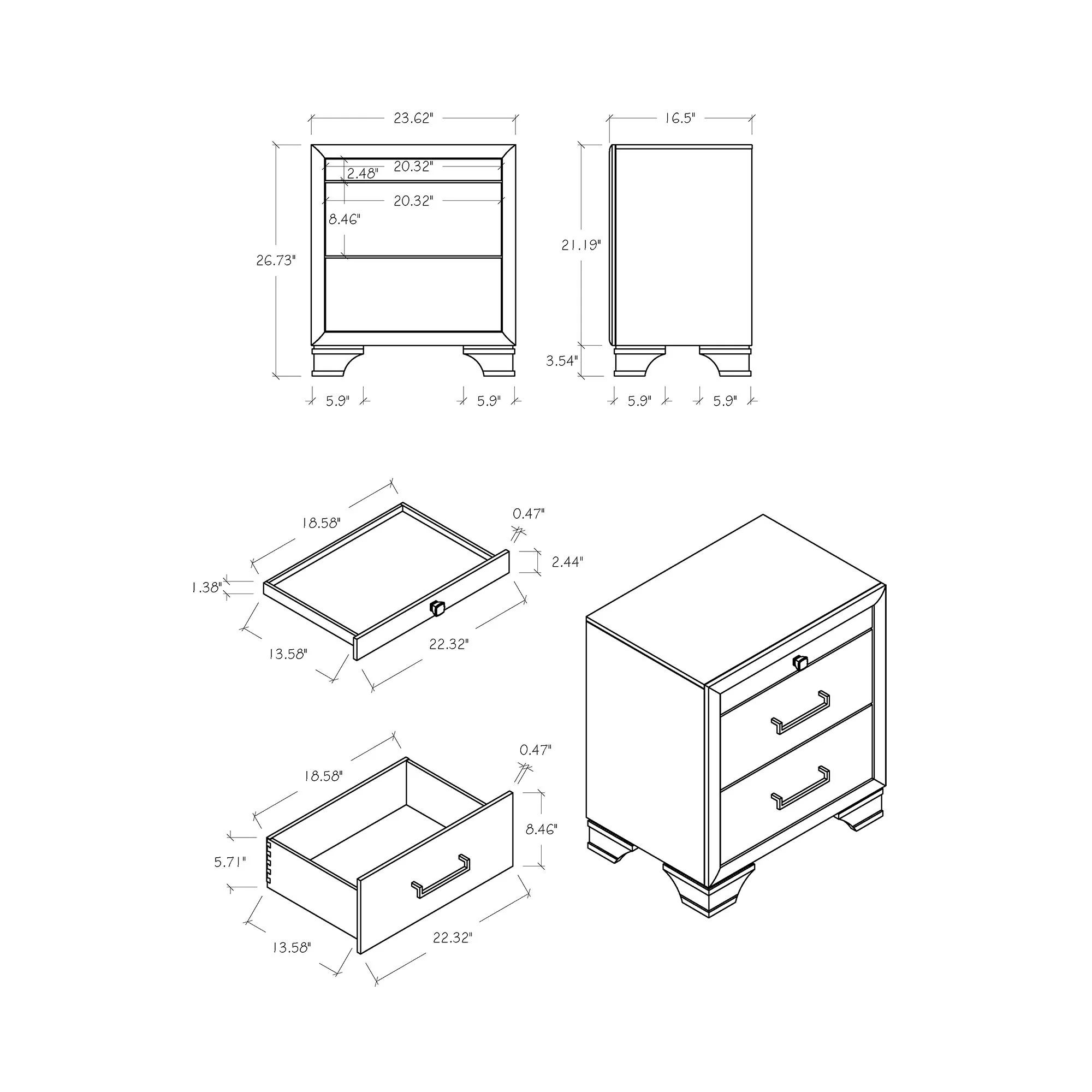 Civic - Nightstand - Image 5