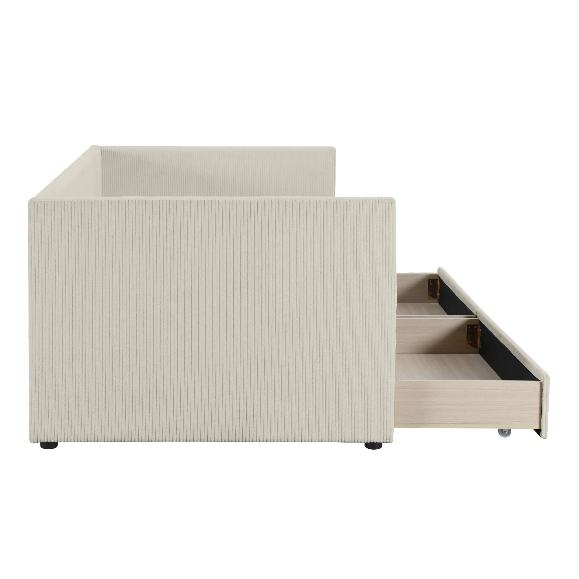 Daybed With Two Drawers And Wood Slat - Image 5