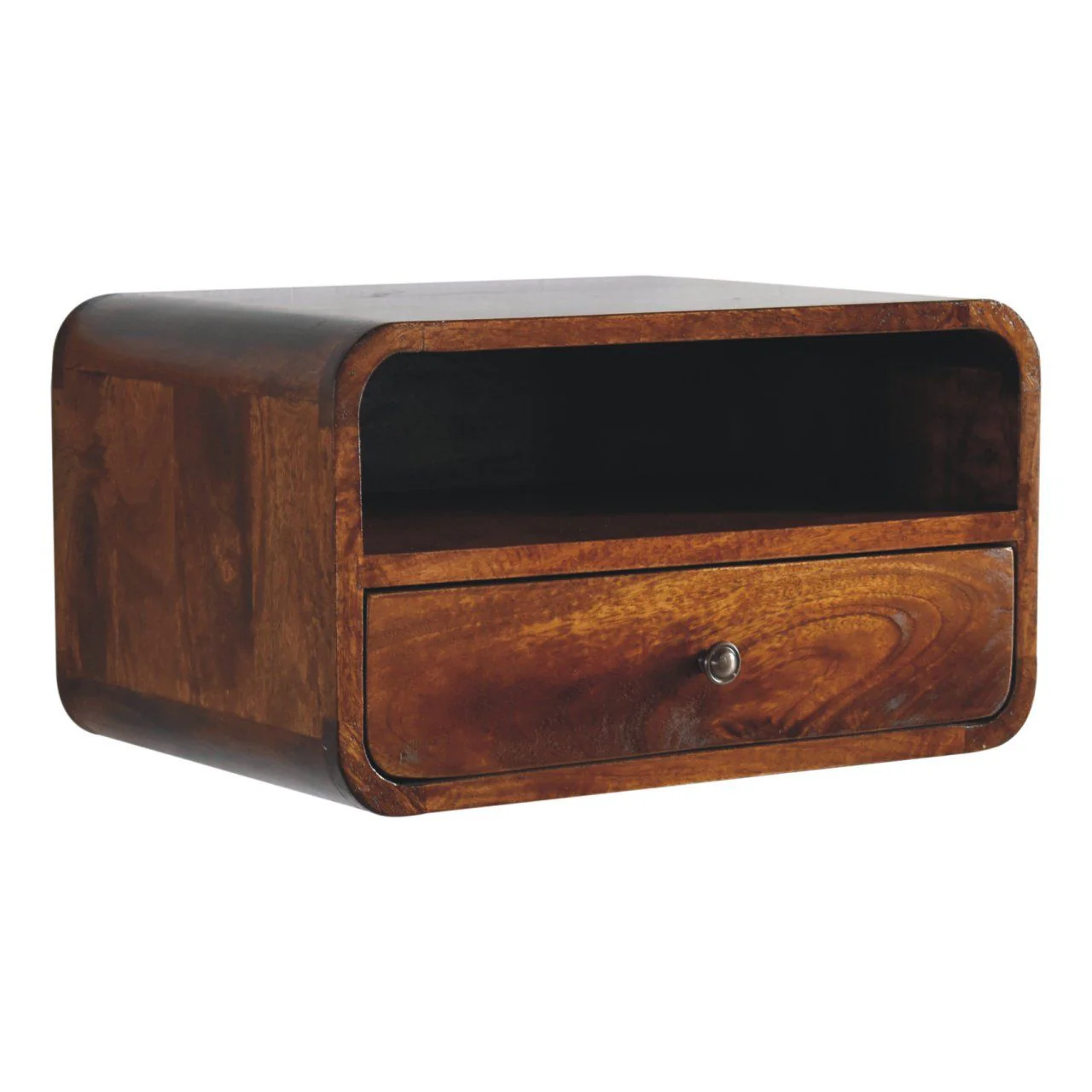 Curved Upper Slot Floating Nightstand - Image 11