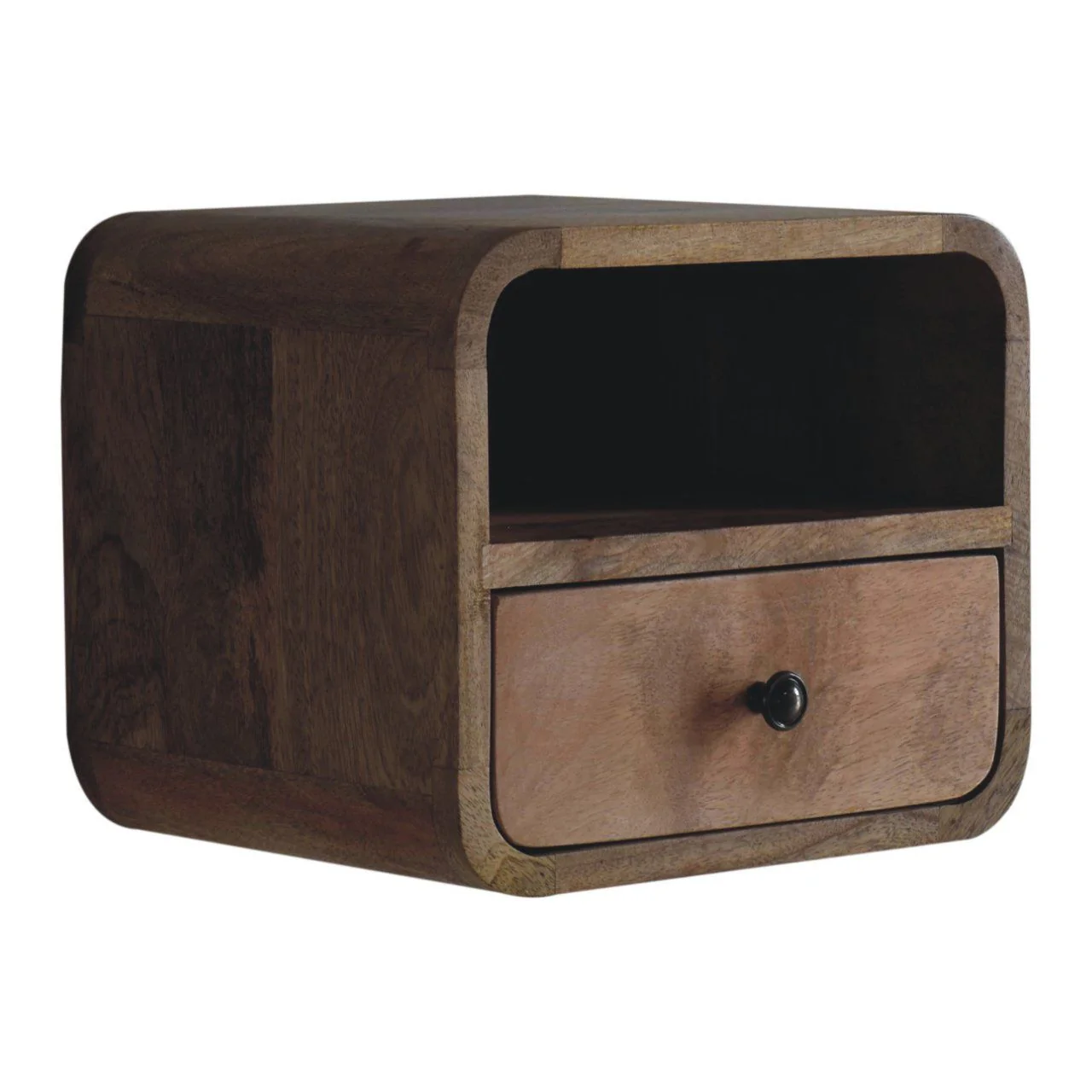 Curved Upper Slot Floating Nightstand - Image 14
