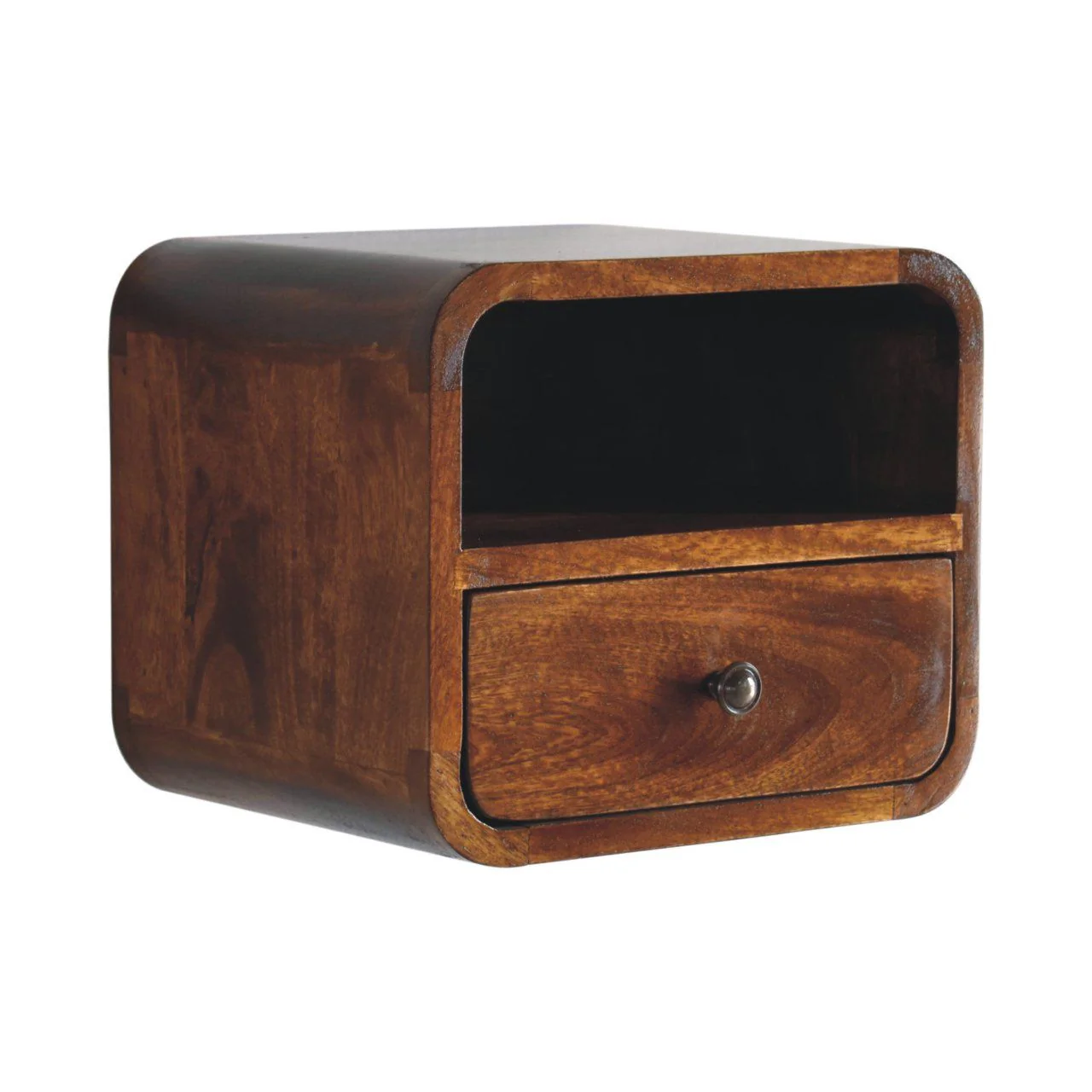 Curved Upper Slot Floating Nightstand - Image 8