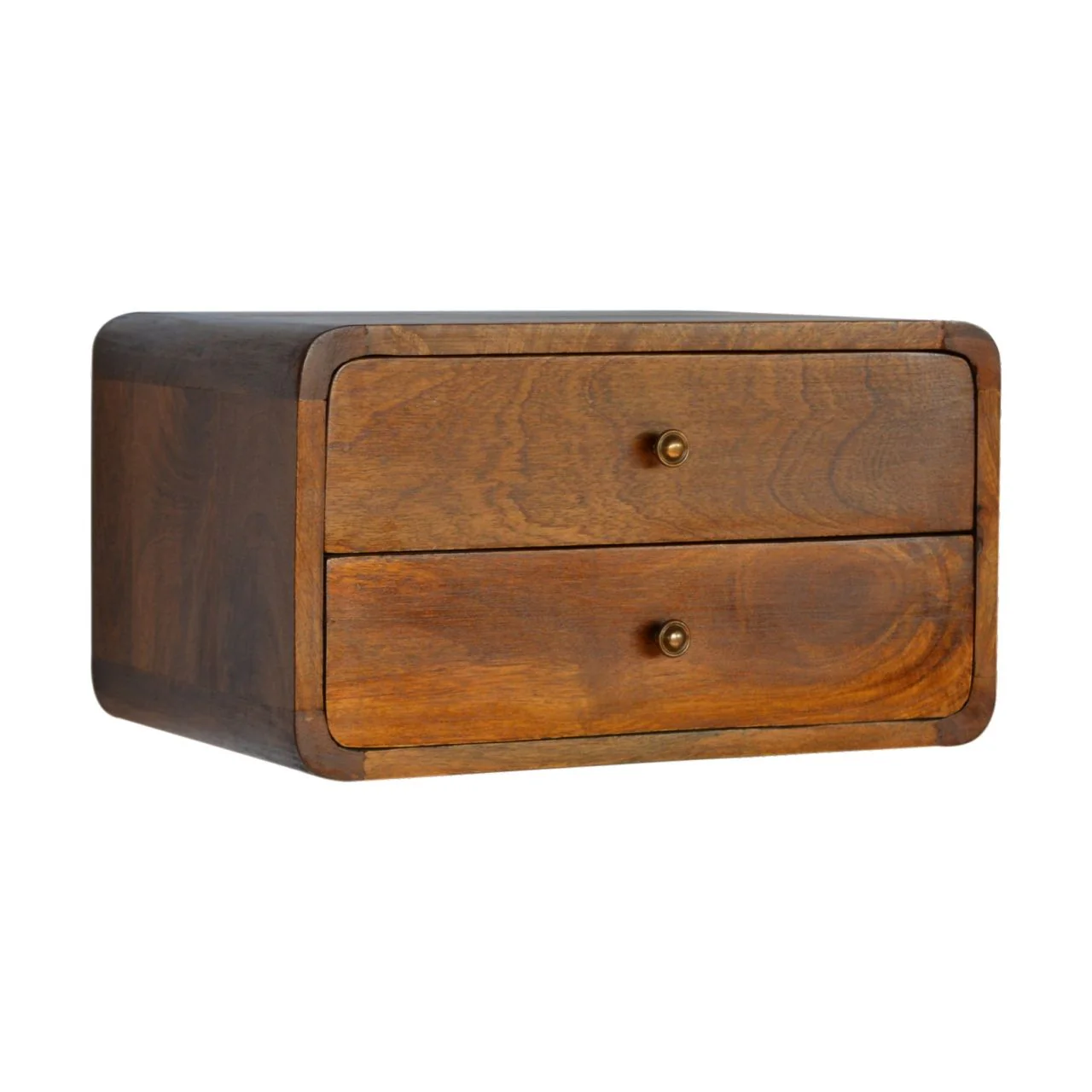 Curved Wall Mounted Bedside Nightstand - Image 5