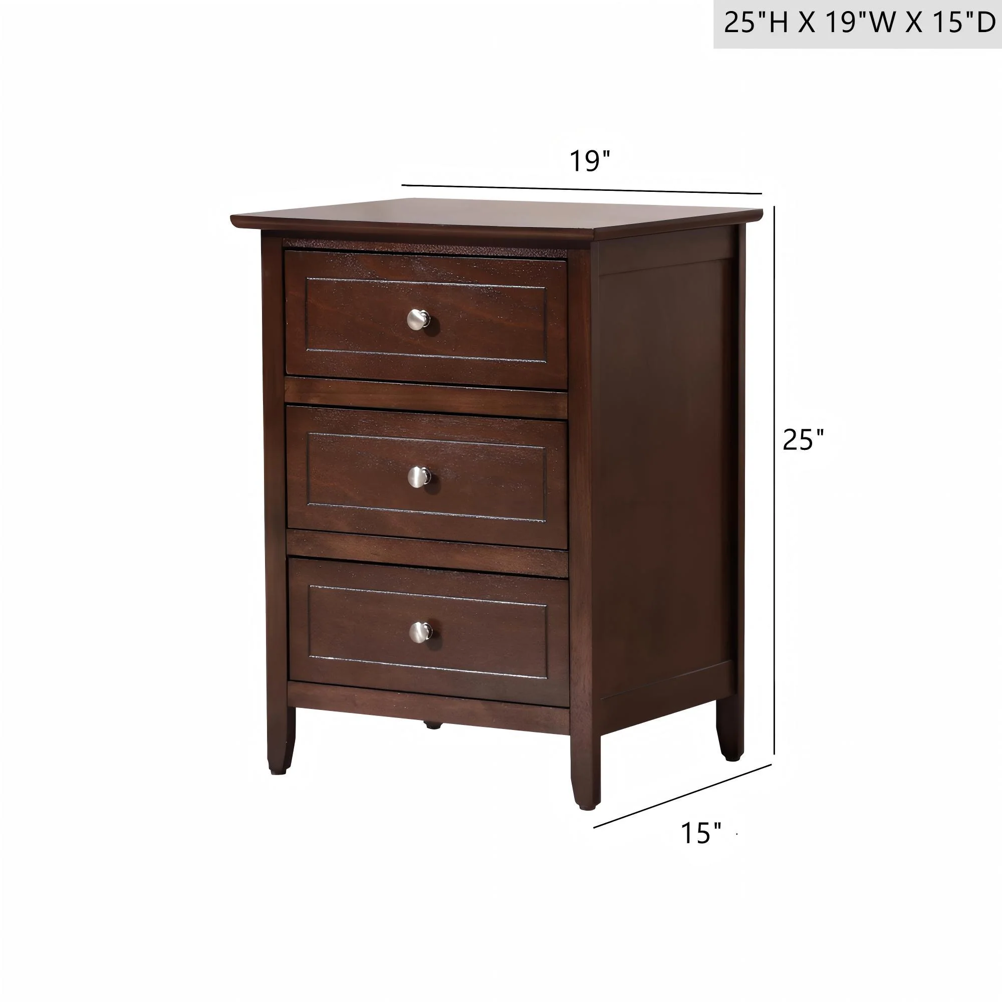 Daniel - 3 Drawer Nightstand - Image 12