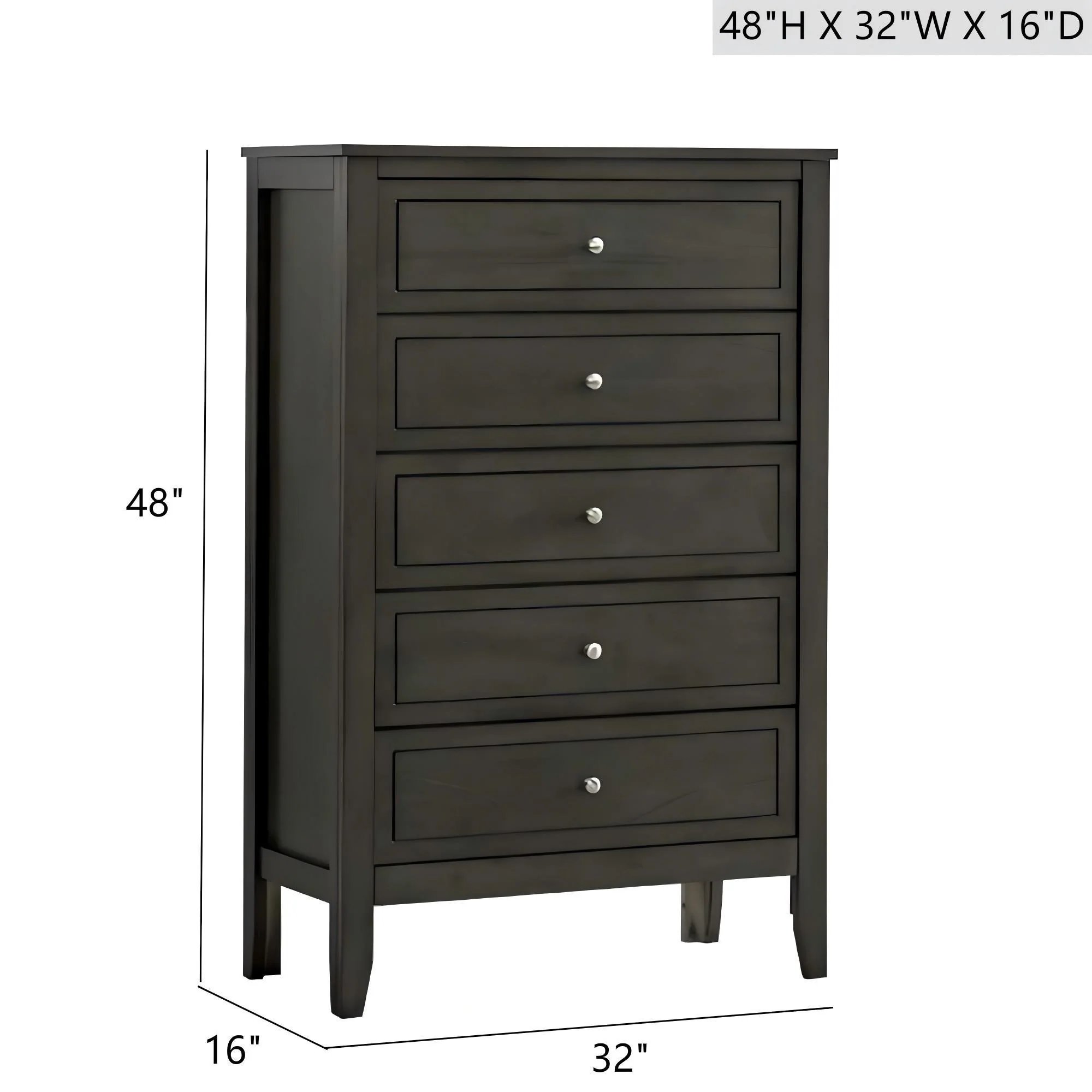 Daniel - Chest, 5 Drawer Storage Unit - Image 23