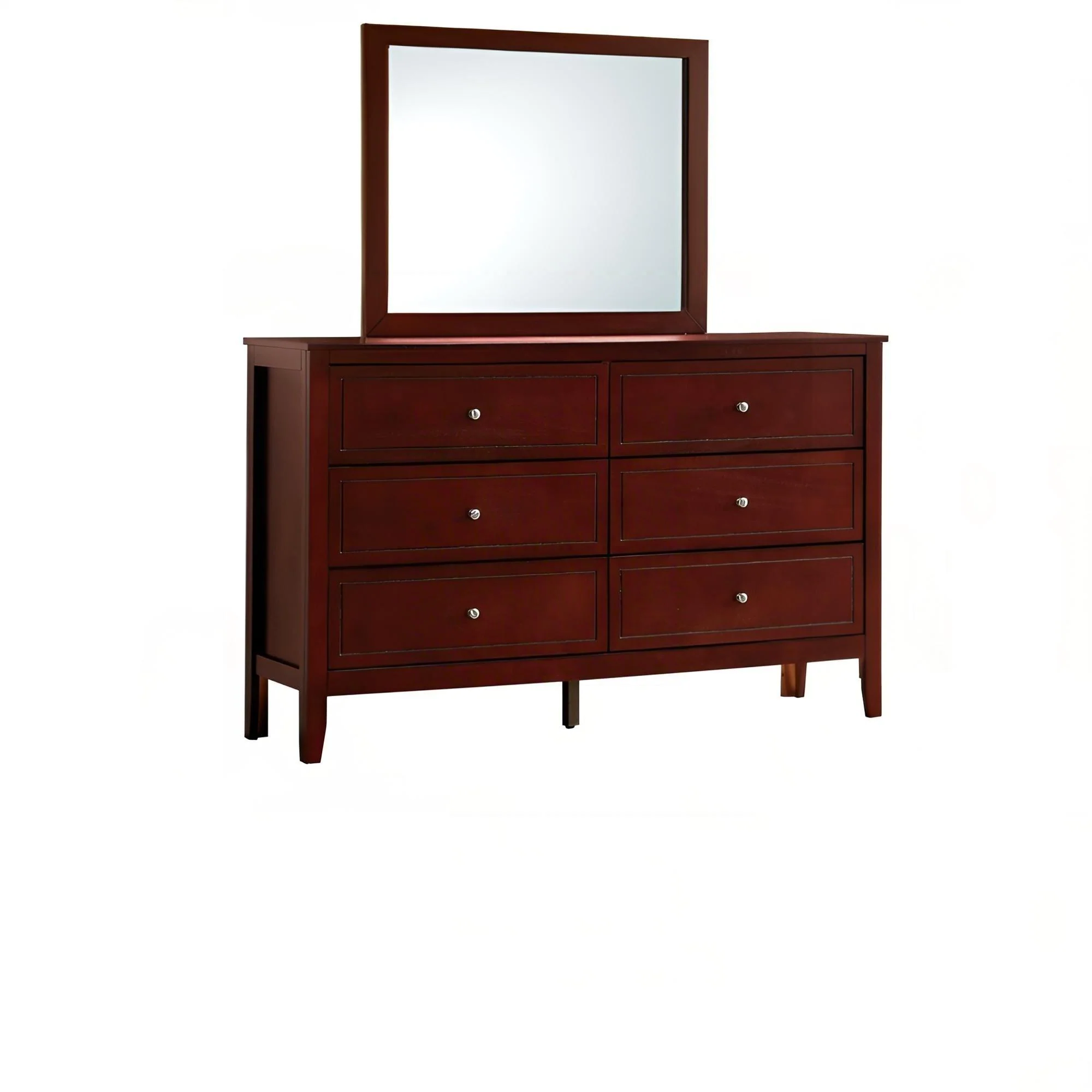 Daniel - Dresser, 6 Drawer Storage - Cherry - Image 4