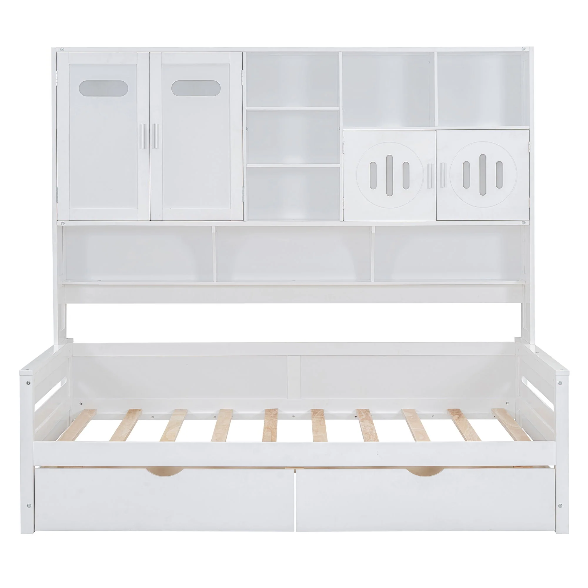 Daybed With All-In-One Cabinet And Shelf - Image 26