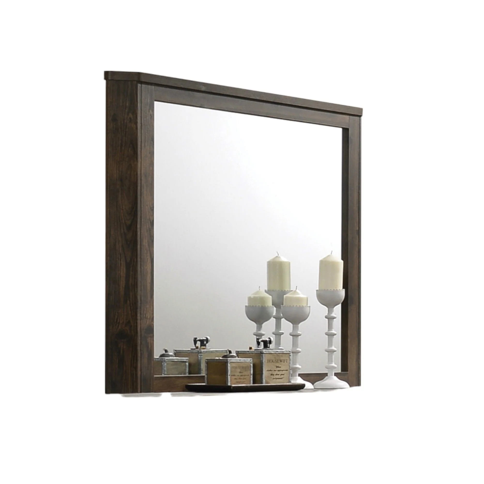 Elettra - Rustic Mirror - Walnut - Image 4