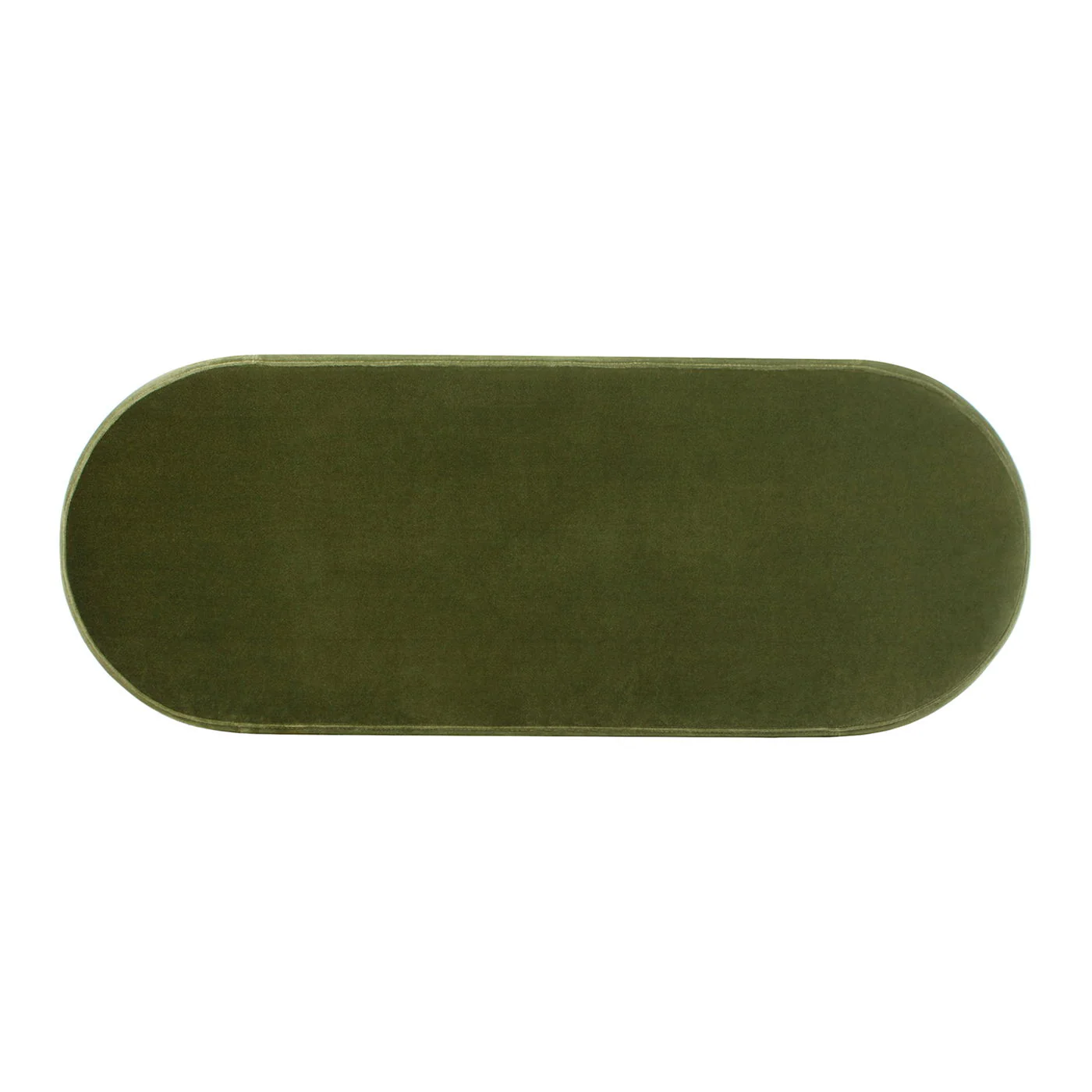Fuji - Upholstered Oval Storage Bench - Image 3