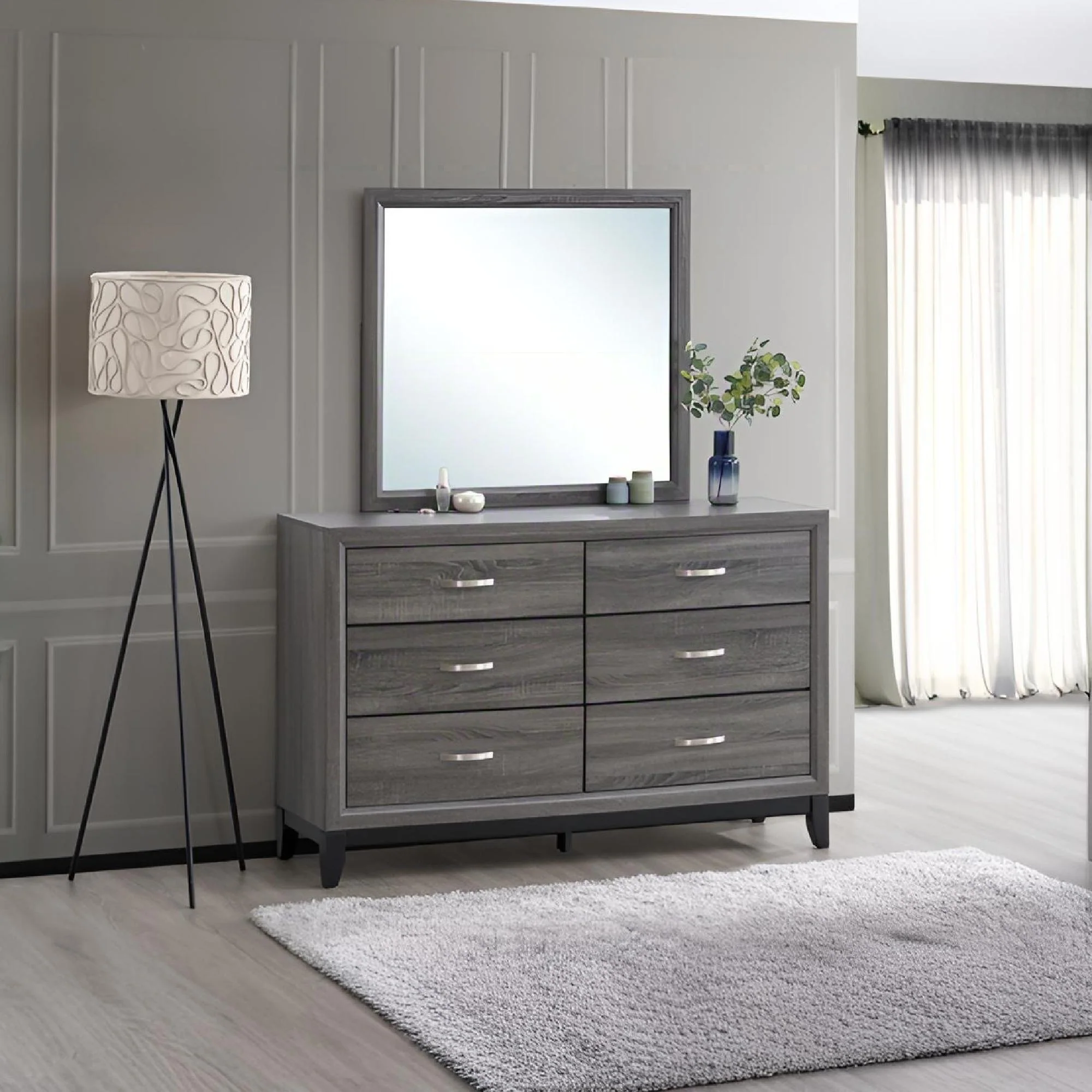 Glasgow - Dresser With 6 Drawers - Image 6