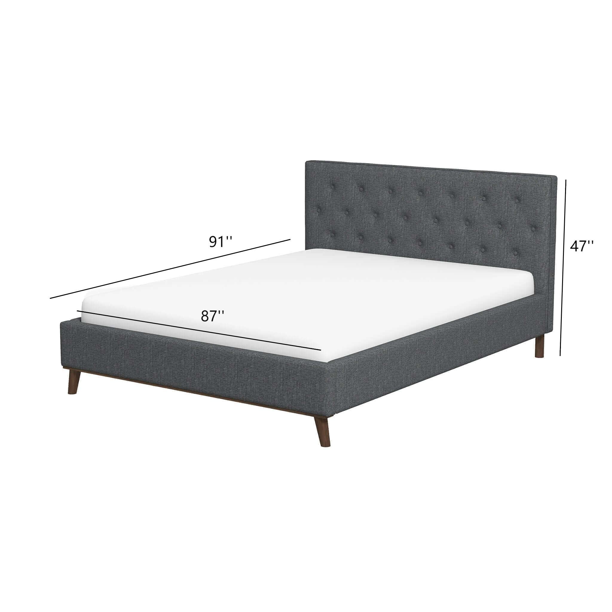 Graceville - Elegant Design Platform Bed - Image 7