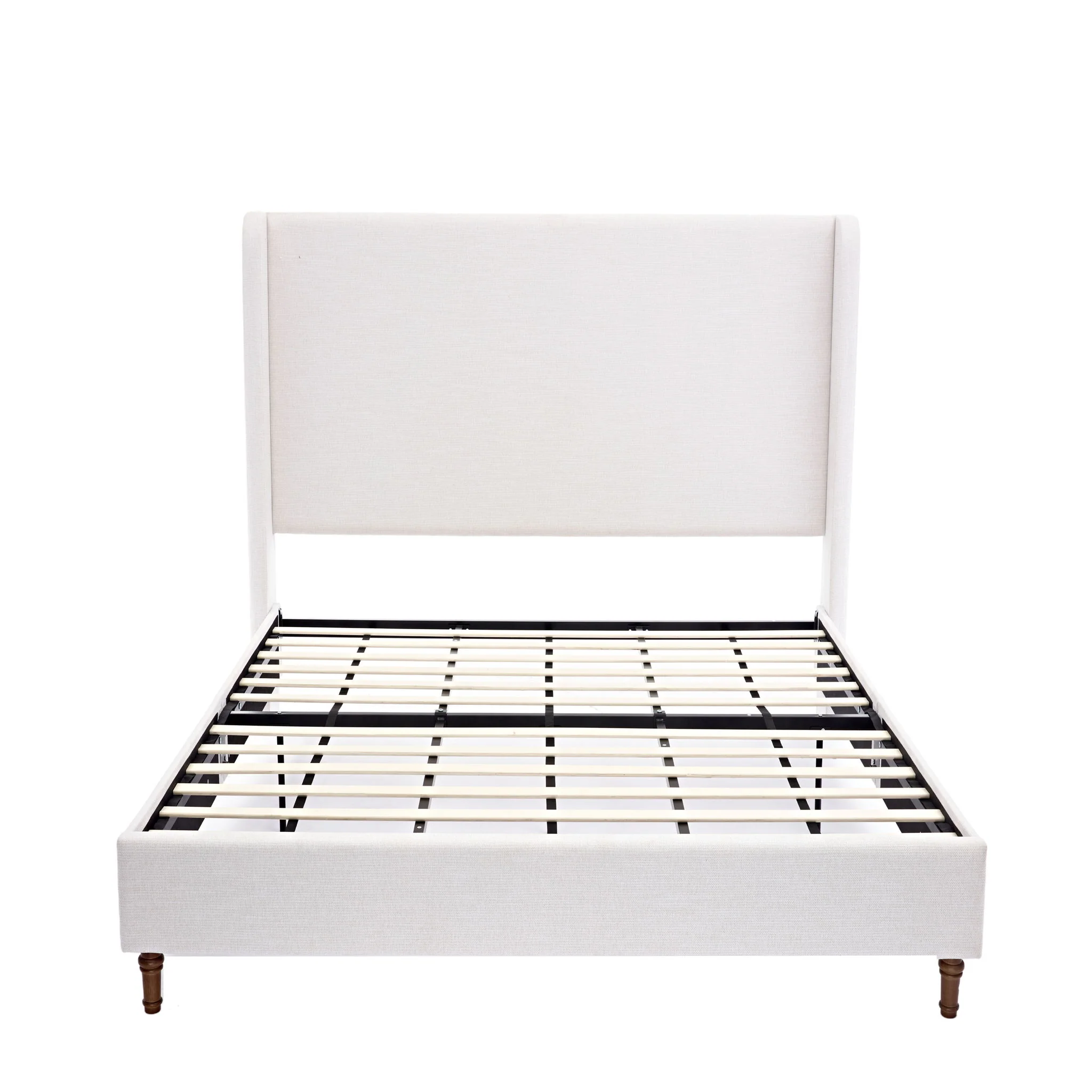 Harper - Tall Headboard Upholstered Bed / High Headboard / Elegant Simplicity / No Box Spring Needed - Image 2