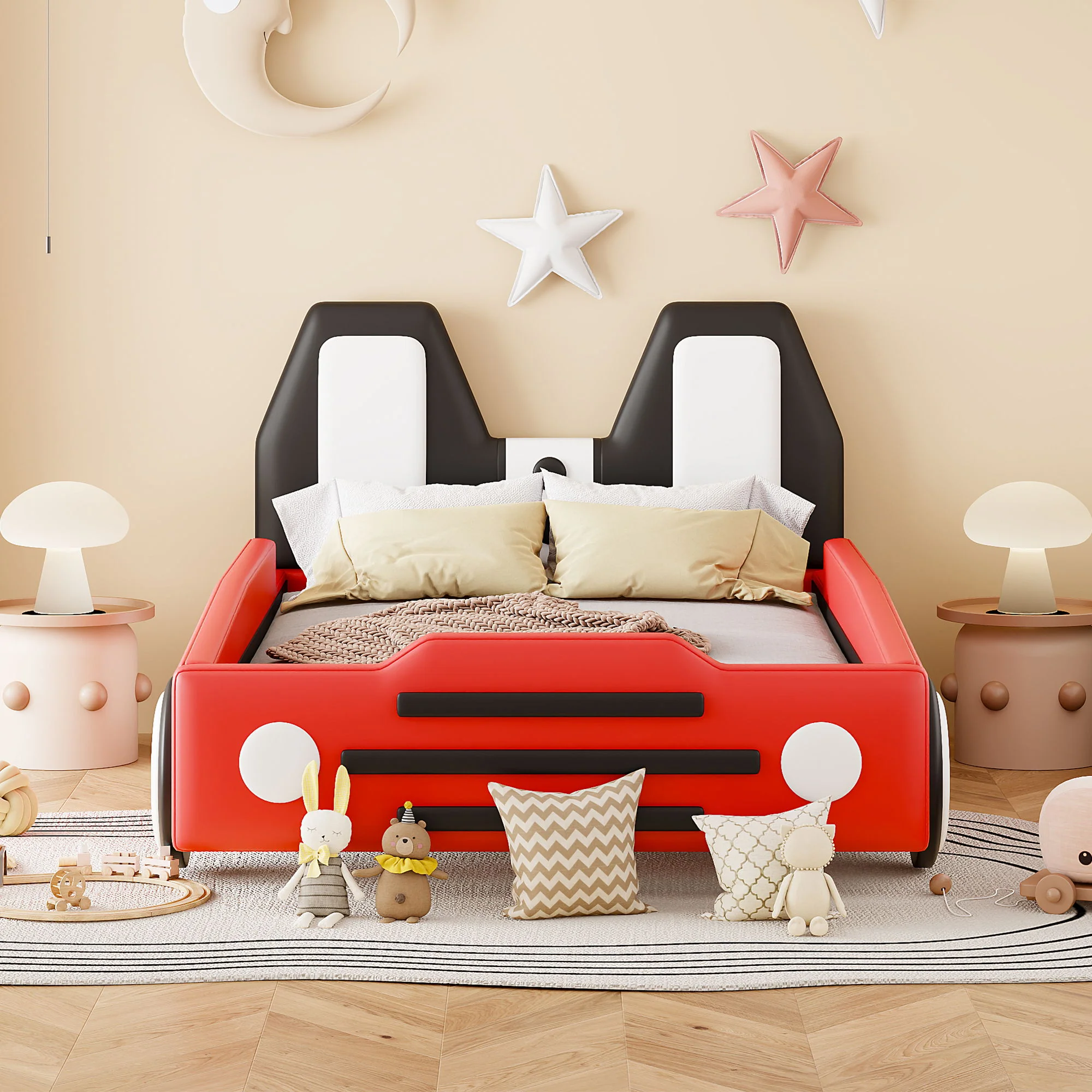 High Quality Race Car Shaped Platform Bed & Wheels - Image 6