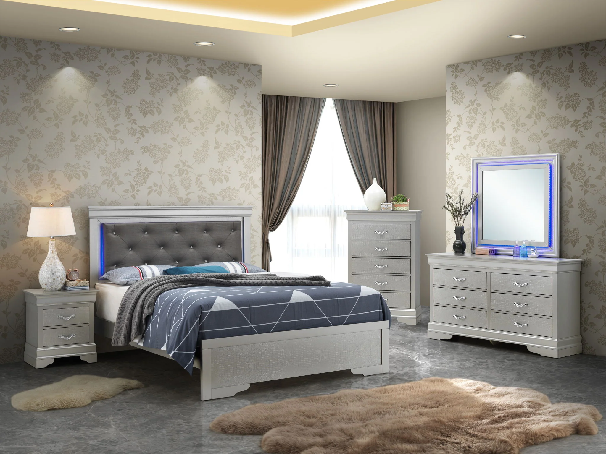 LED Elegant Bed - Image 14