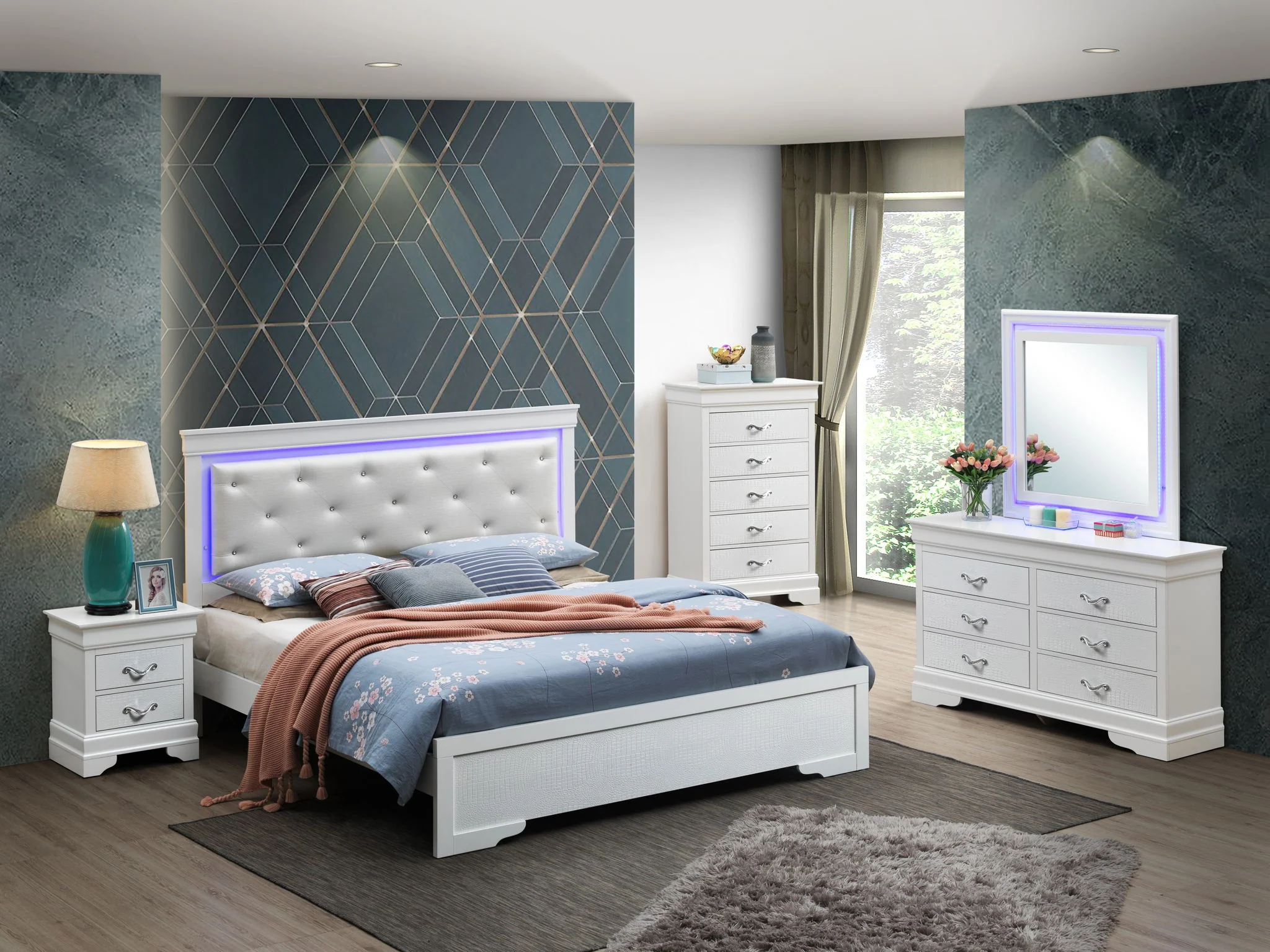 LED Elegant Bed - Image 19