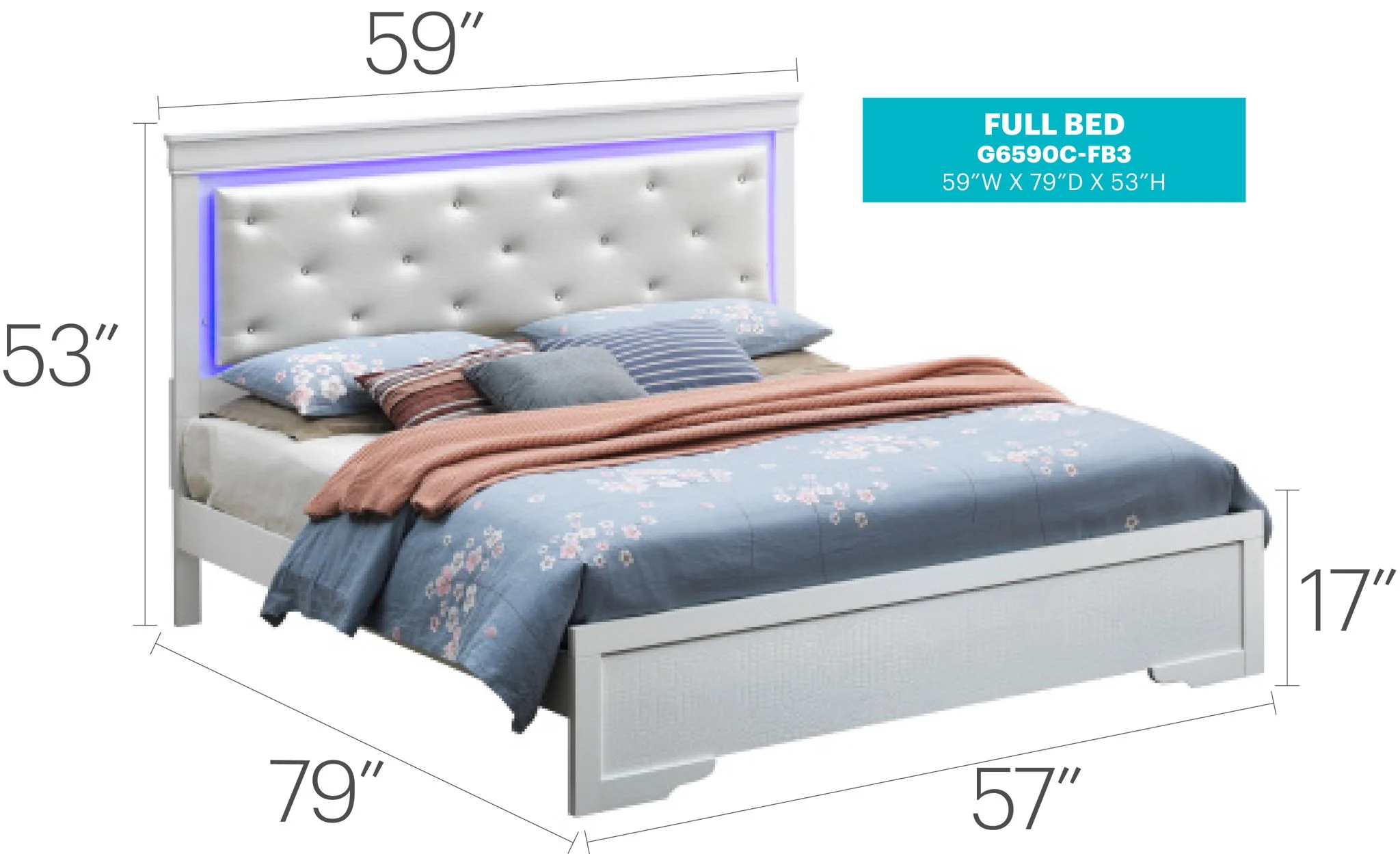 LED Elegant Bed - Image 22