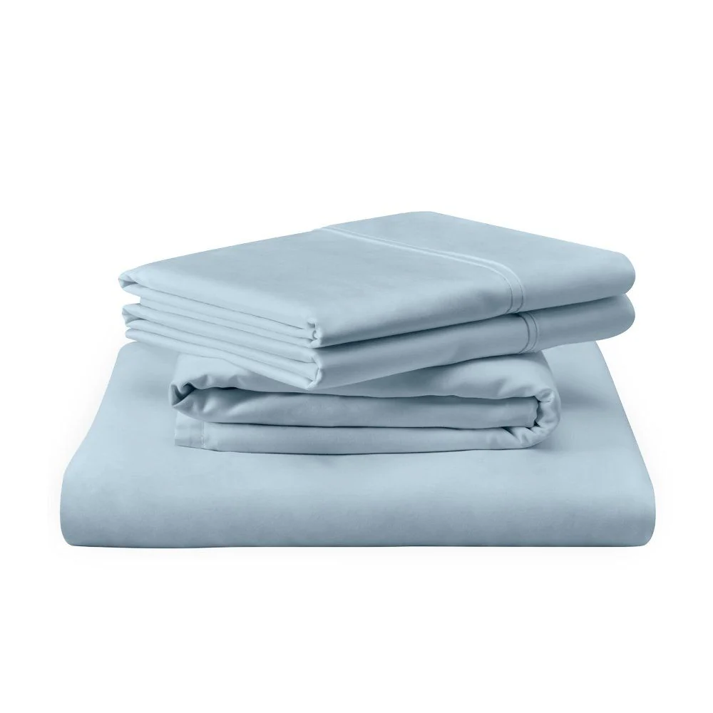Linens - Tempur Luxe Egyptian Cotton Sheet Set - Sleepy Blue - Image 4