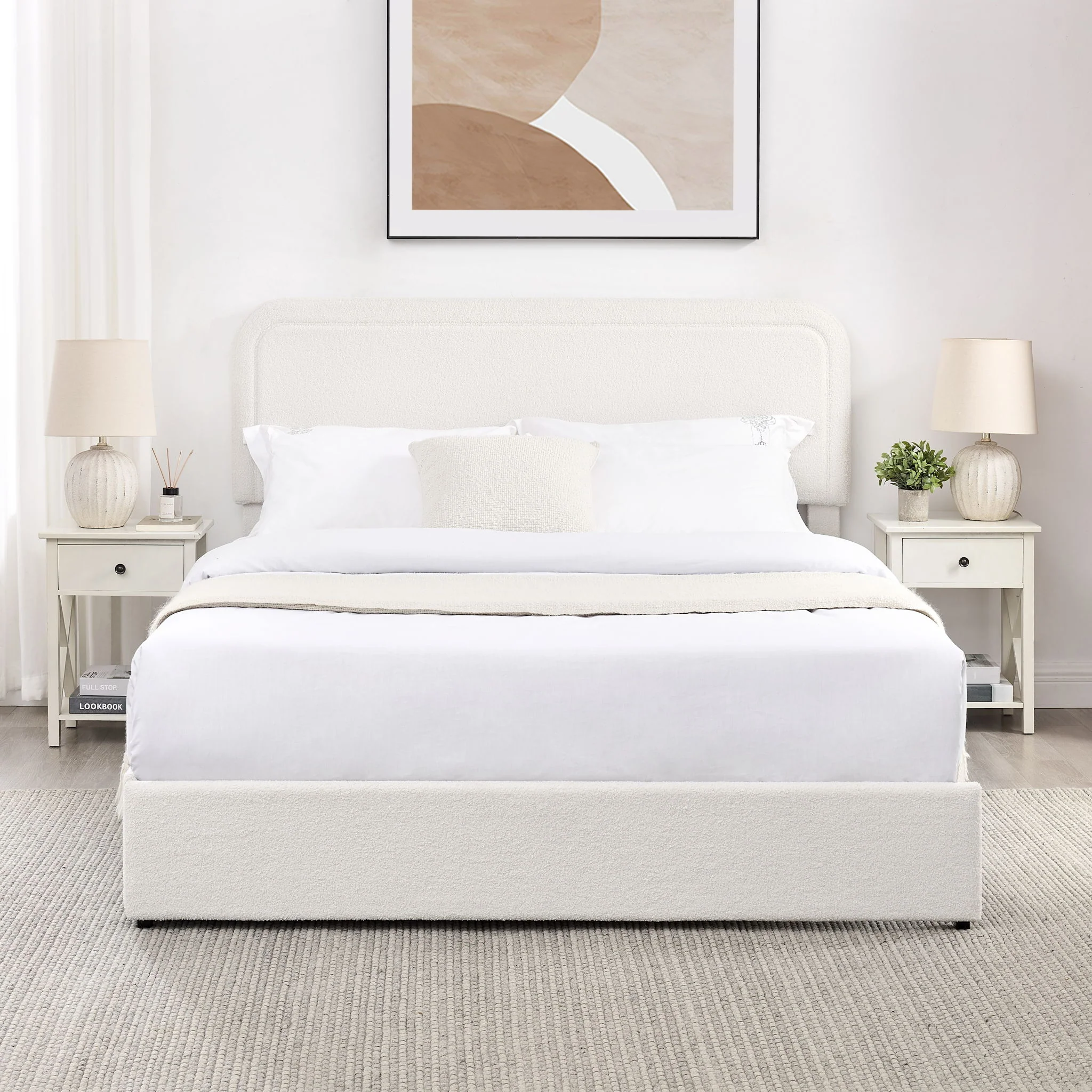 Liv - Patented With Drawers Upholstered Storage Platform Bed - Image 4