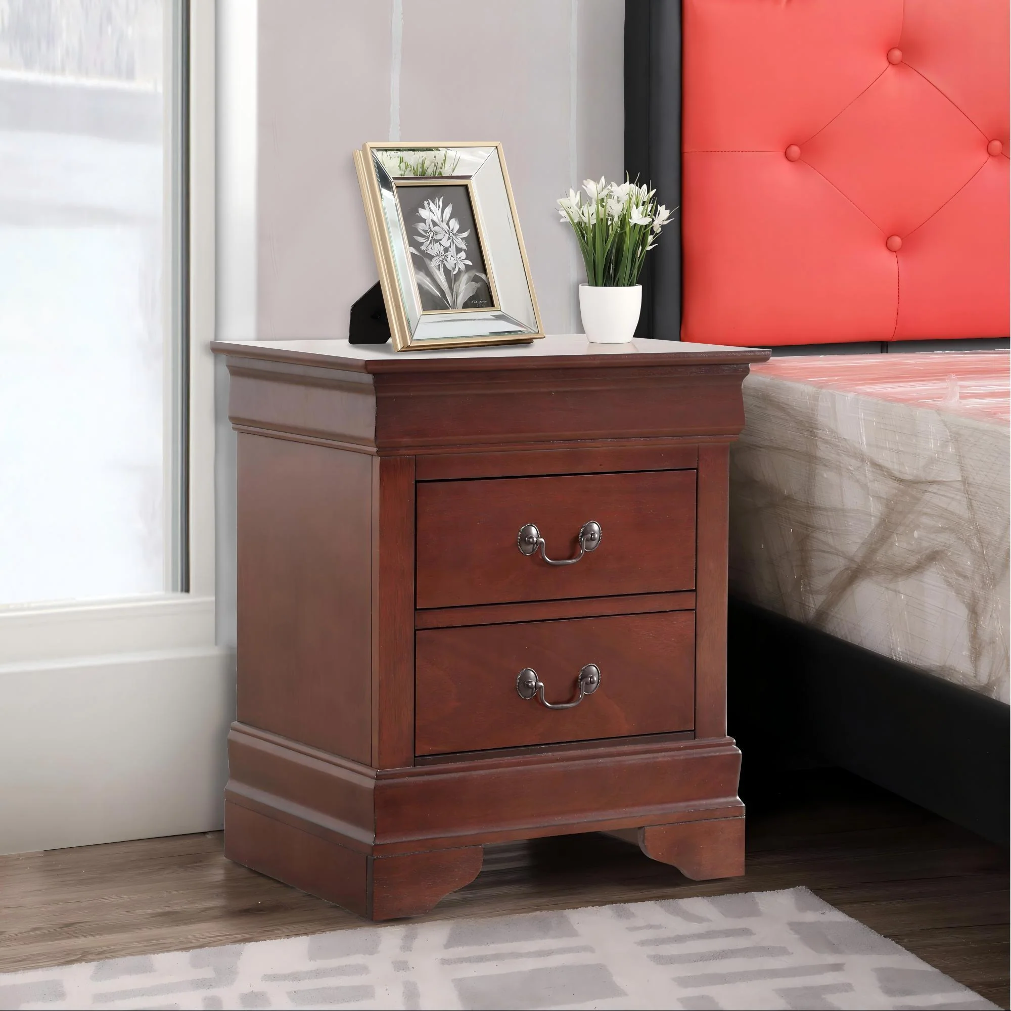 Traditional Style Design Nightstand - Image 35