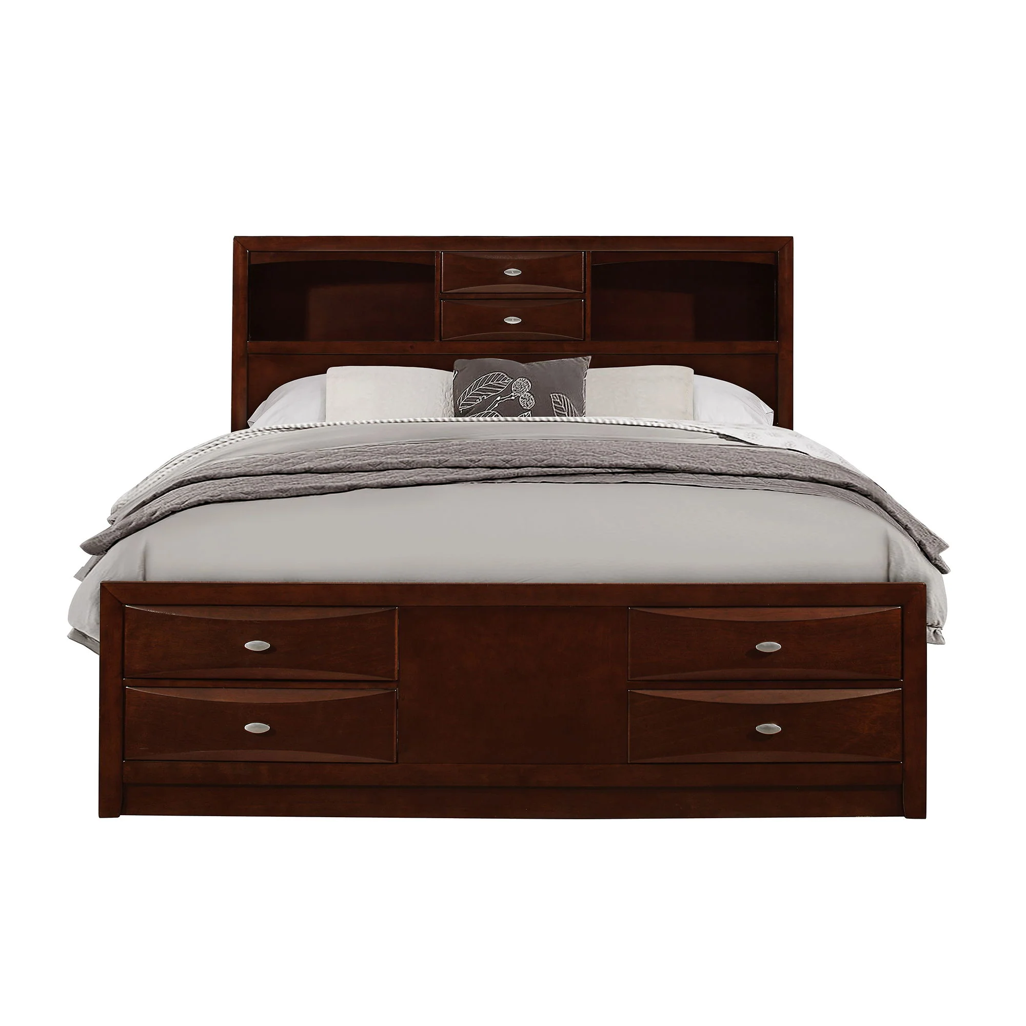 Lucille - Bed With Storage And Bookcase Headboard - Image 6