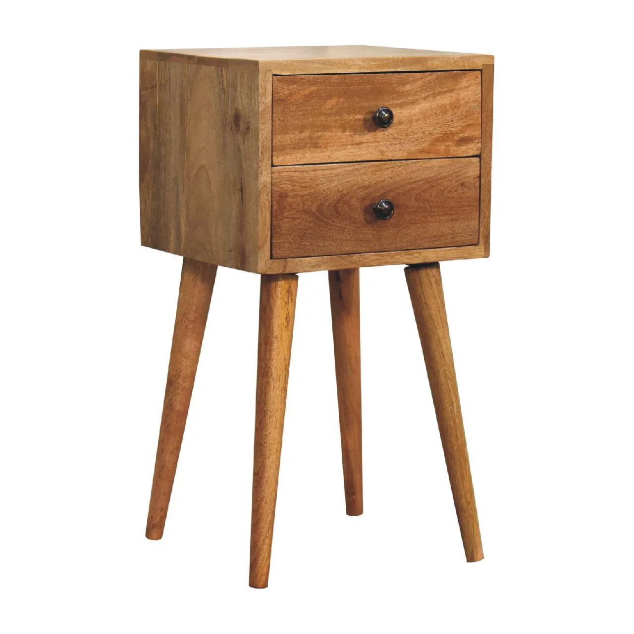 Mini 2 Drawer Nightstand - Image 5