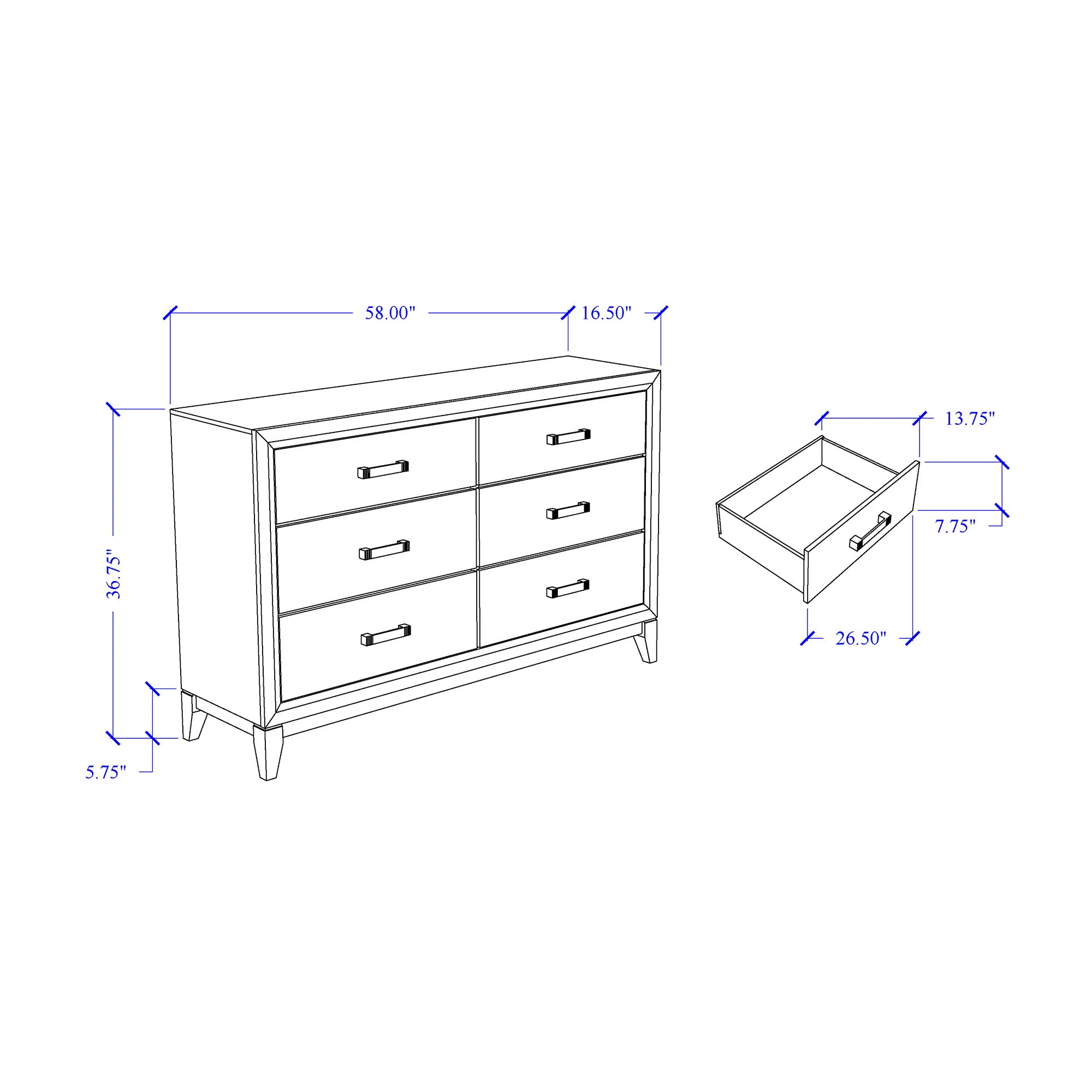 Mirage - Dresser - Image 4