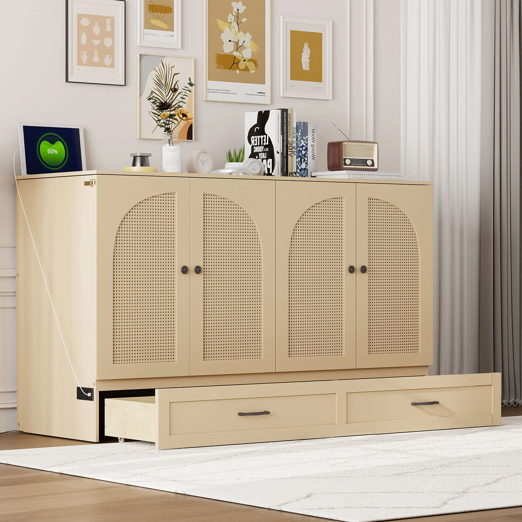 Murphy Bed With Large Drawers - Image 6