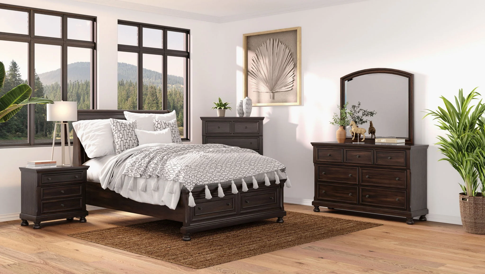 Nightstand Two Storage Drawers - Image 8
