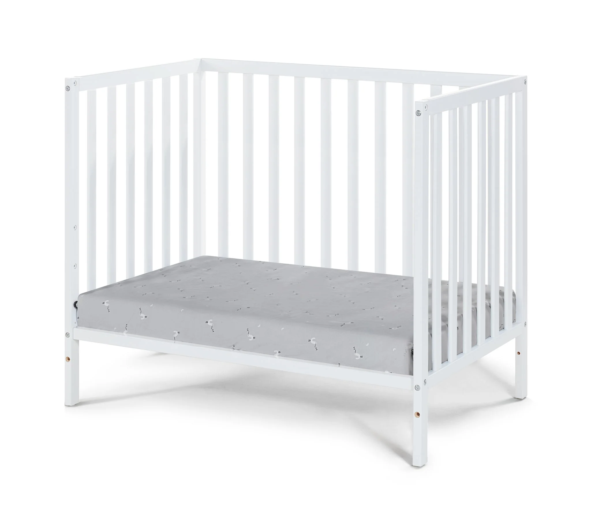 Palmer - 3-in-1 Convertible Mini Crib Baby With Mattress Pad - Image 8