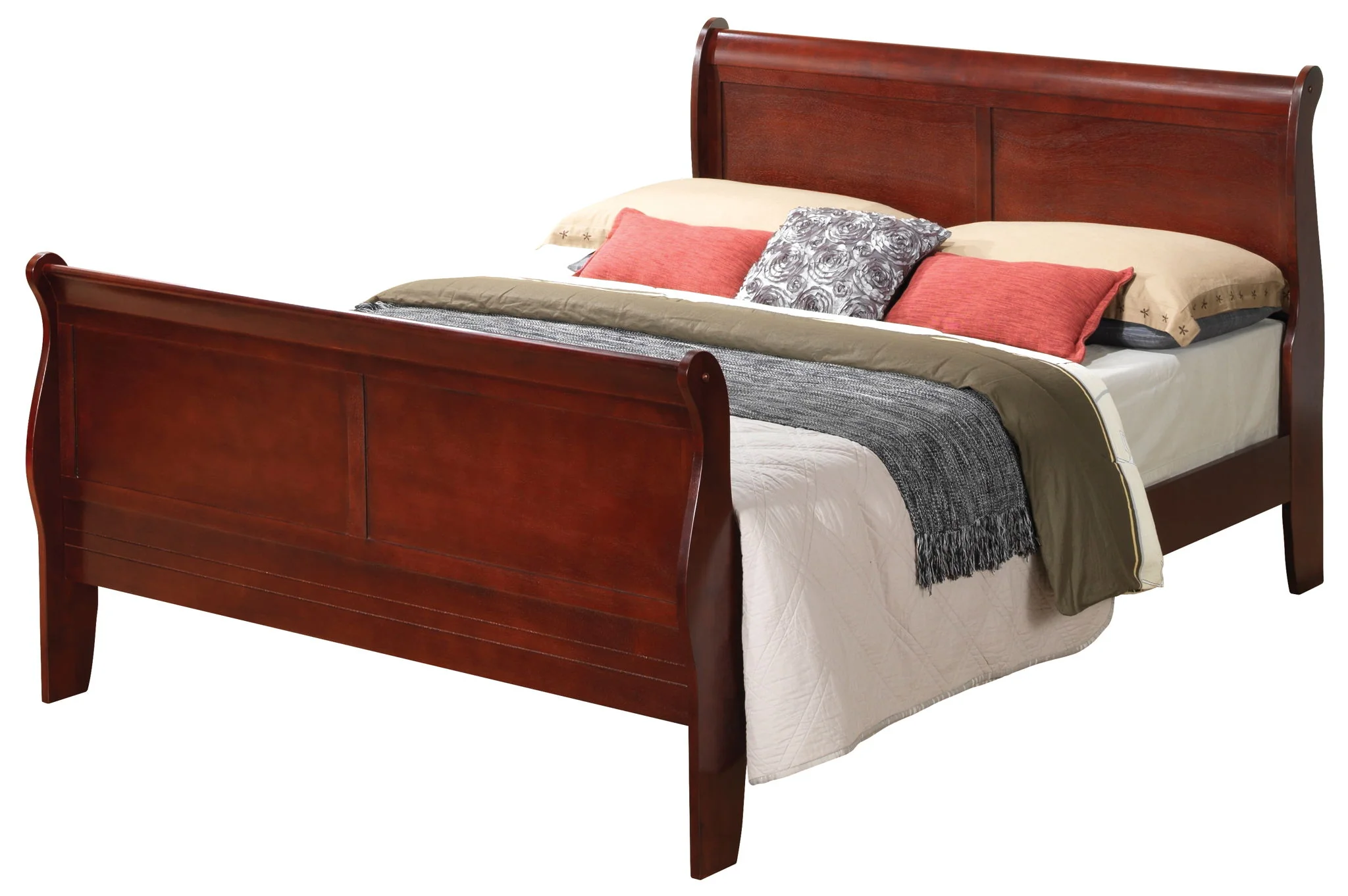 Panel Sleigh Bed - Image 4