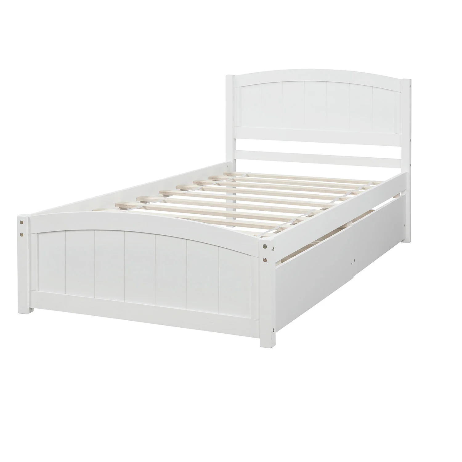 Platform Bed & Headboard, Footboard And Wood Slat Support - Image 16