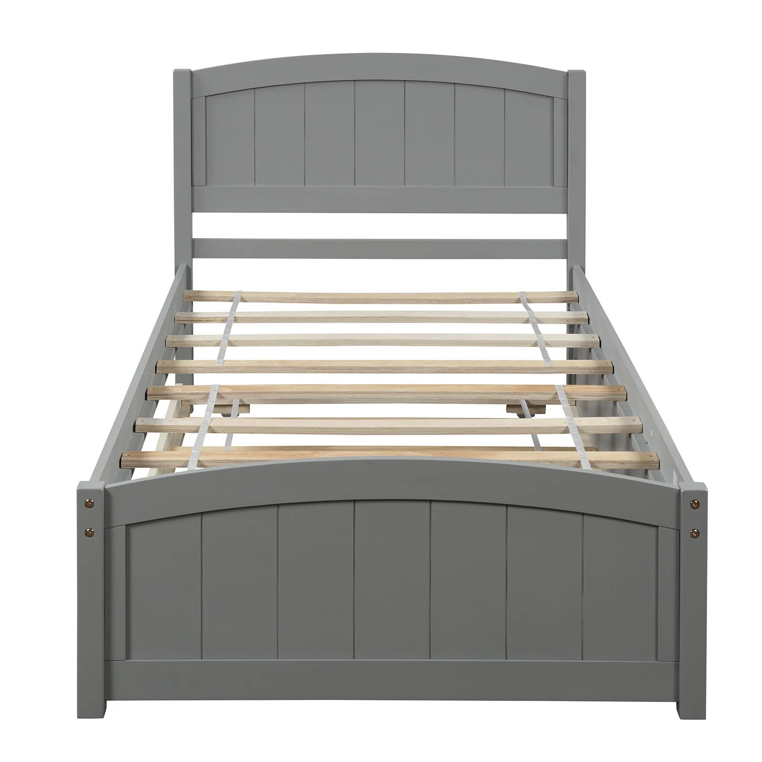 Platform Bed & Headboard, Footboard And Wood Slat Support - Image 34