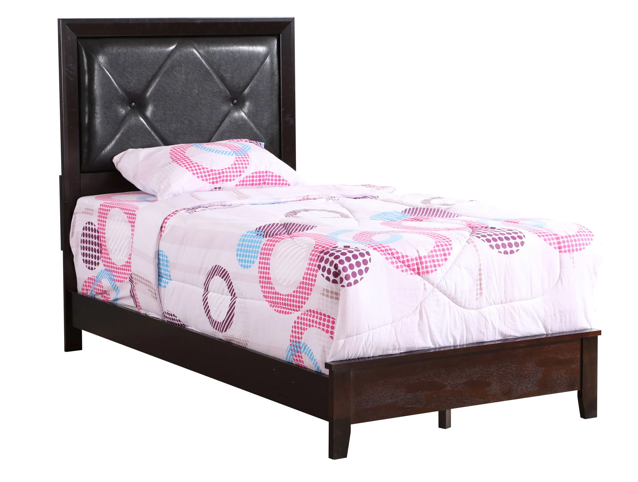 Padded Headboard Bed - Image 3