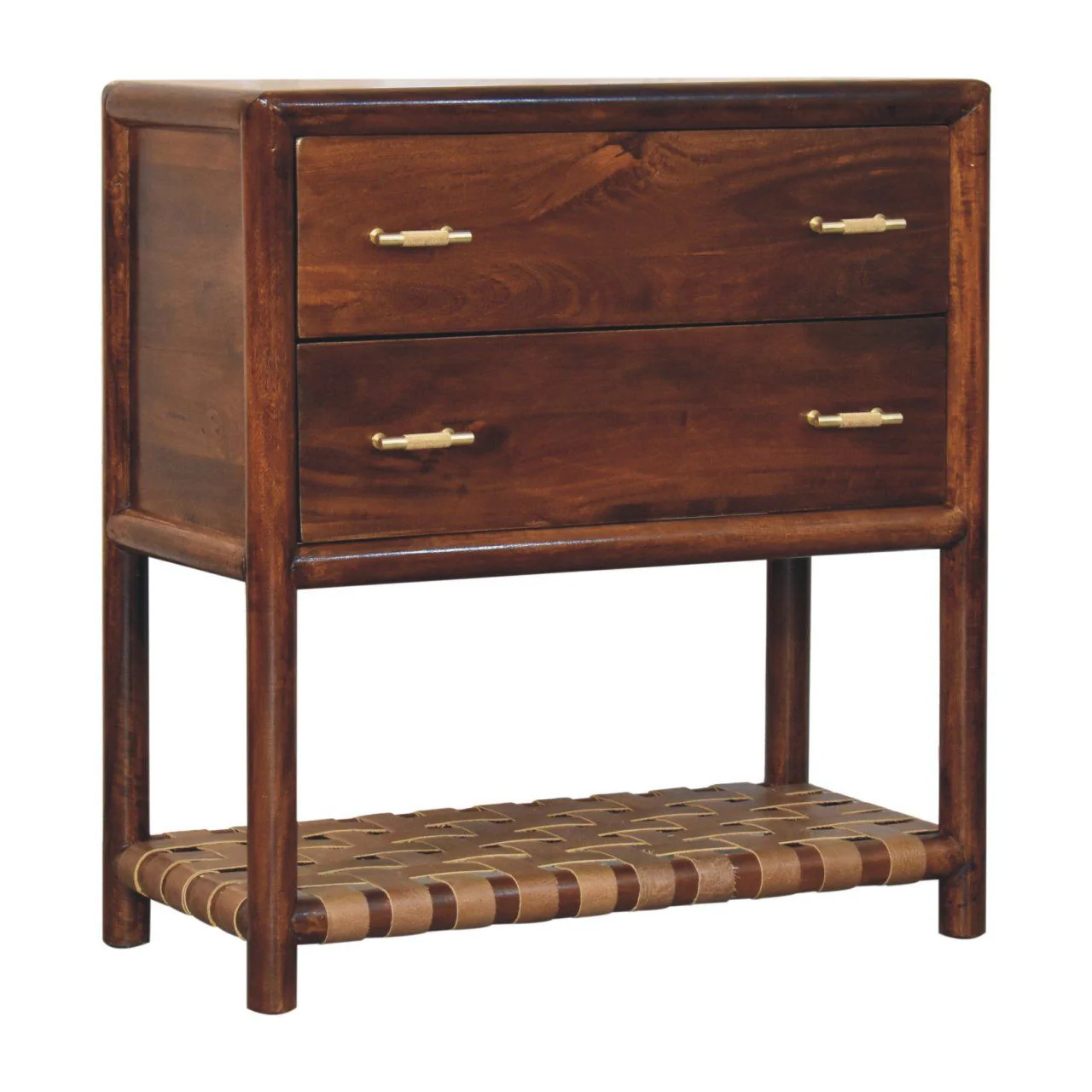 Regency - Woven 2 Drawer Nightstand - Brown - Image 3