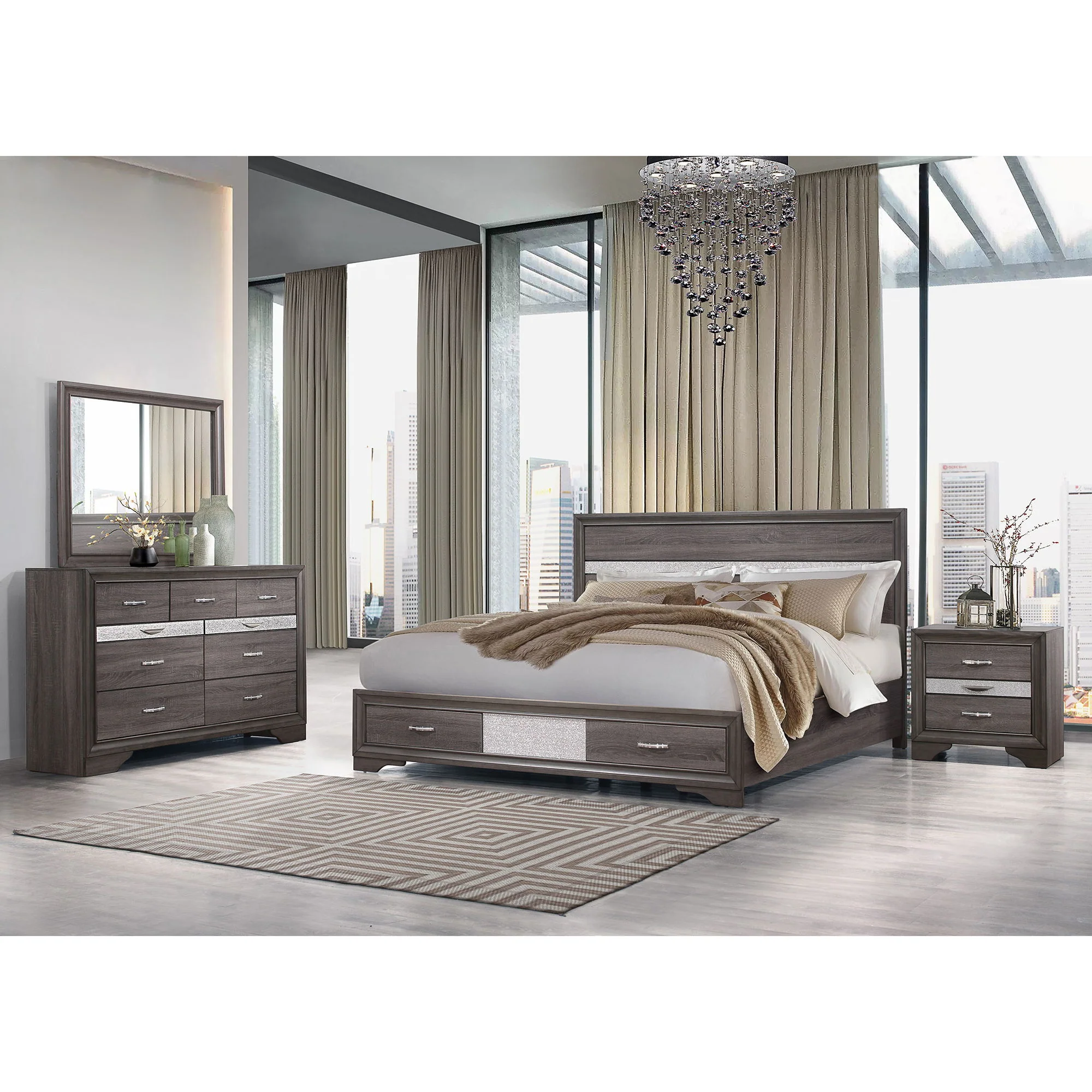 Ryder - Sparkle Mirror - Gray - Image 4