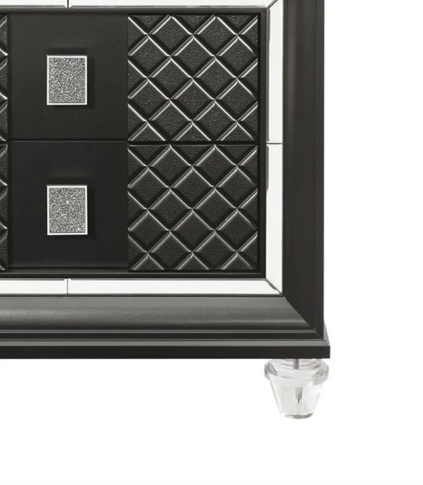Sawyer - Metallic Nightstand - Gray - Image 3