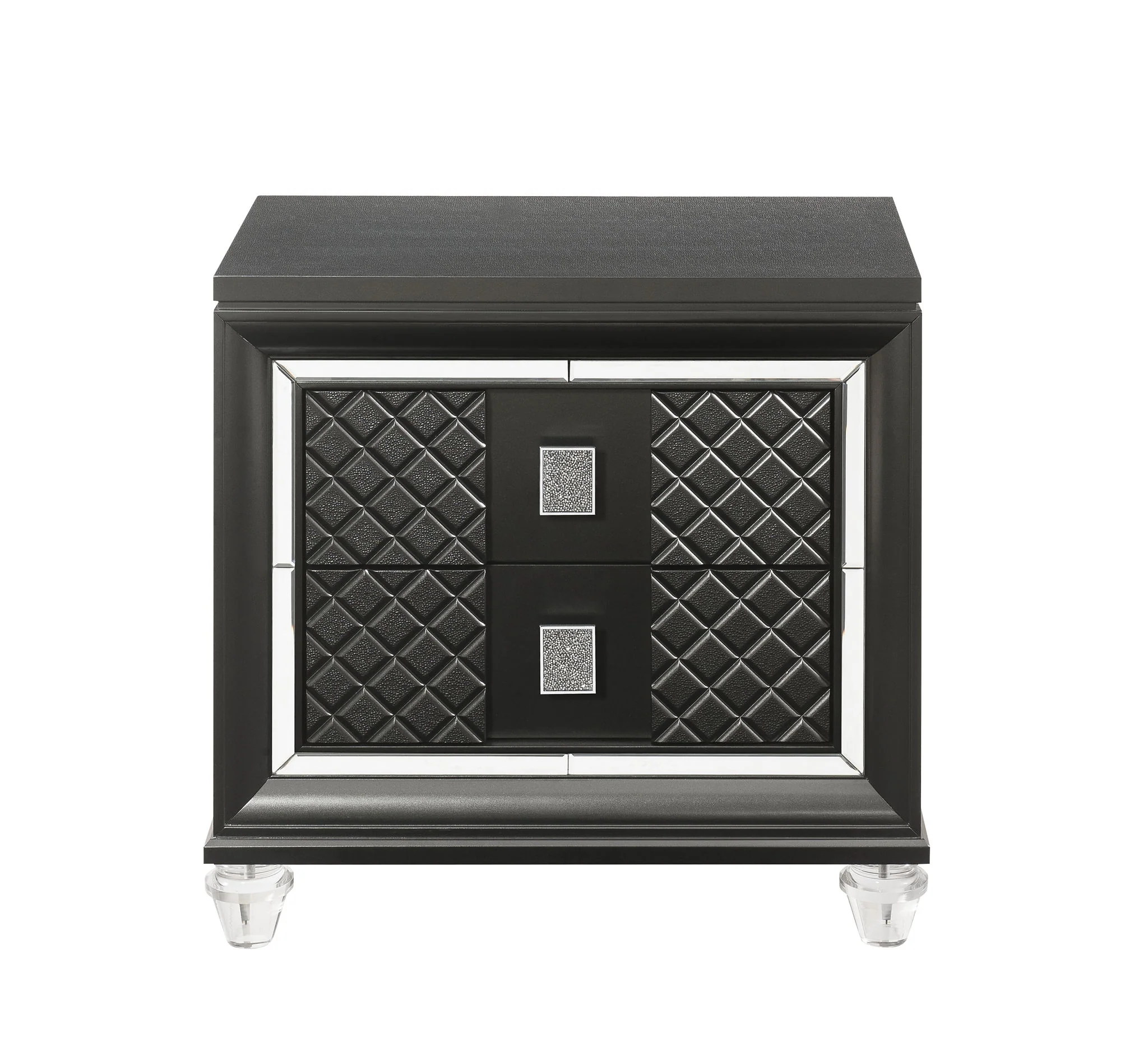 Sawyer - Metallic Nightstand - Gray - Image 4