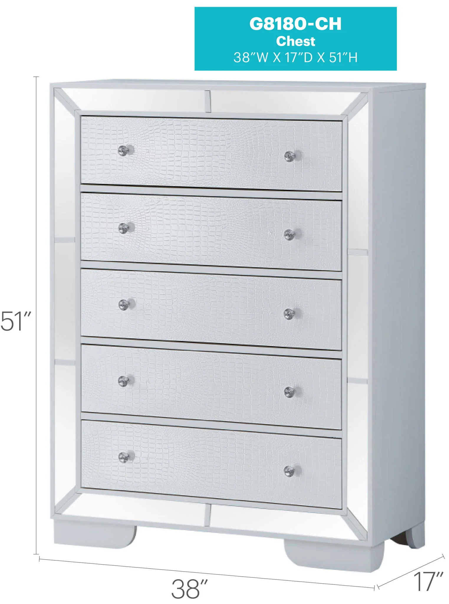 Storage Chest - White - Image 2