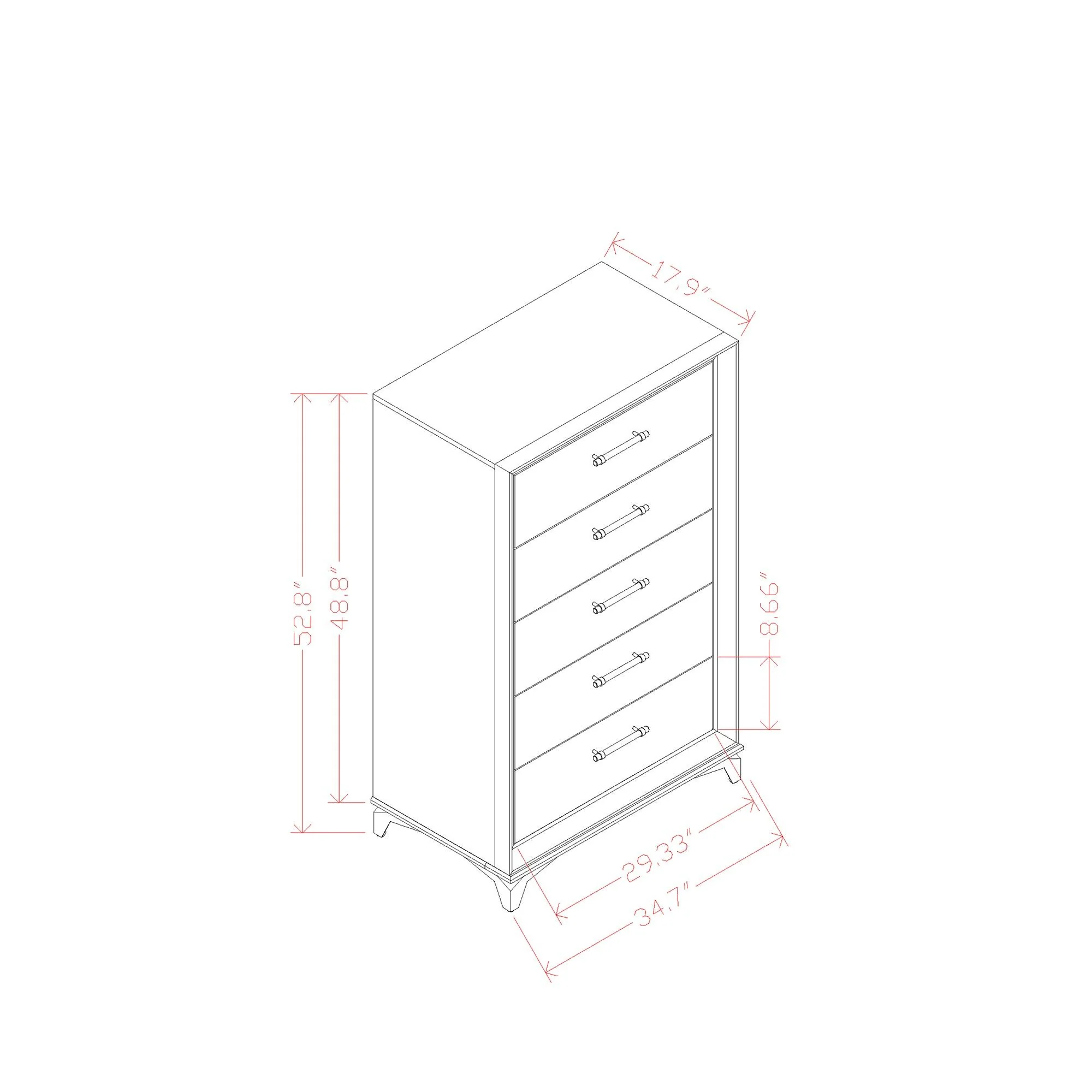 Star - Chest - White - Image 4