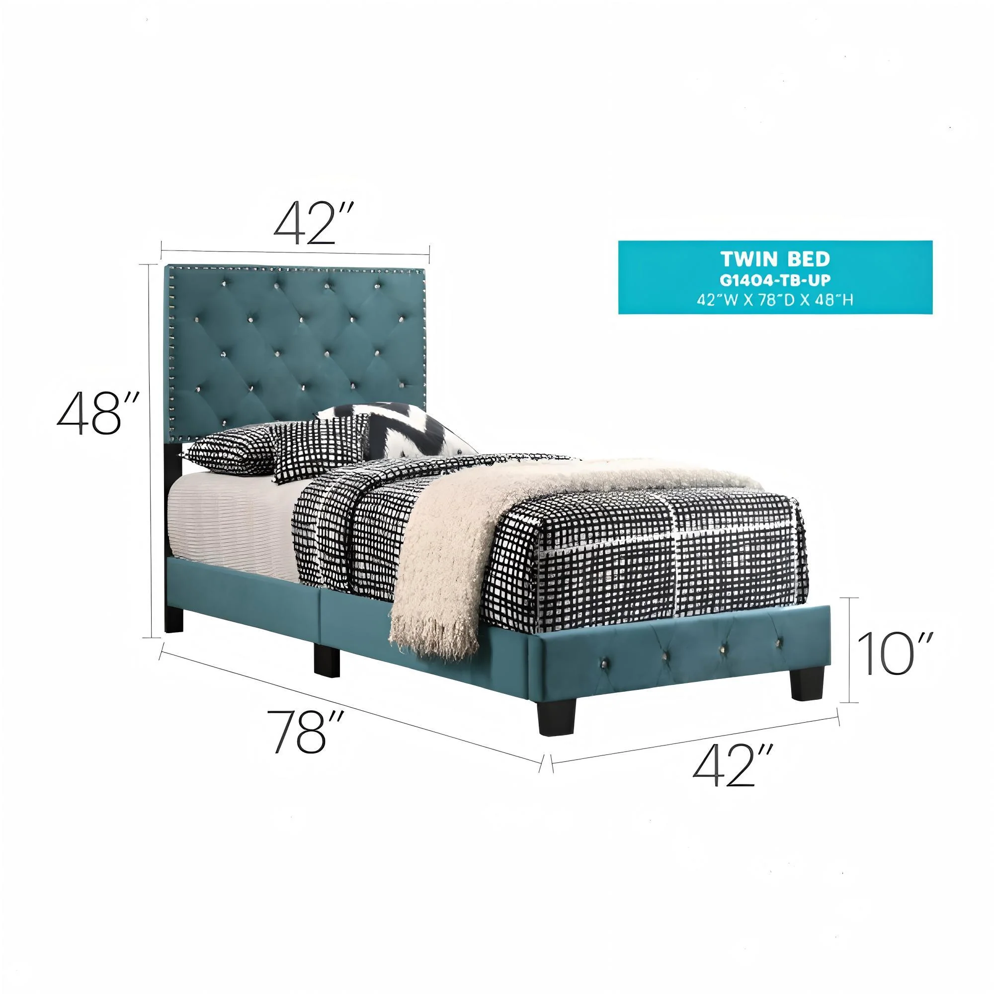 Luxurious Upholstered Bed - Image 70